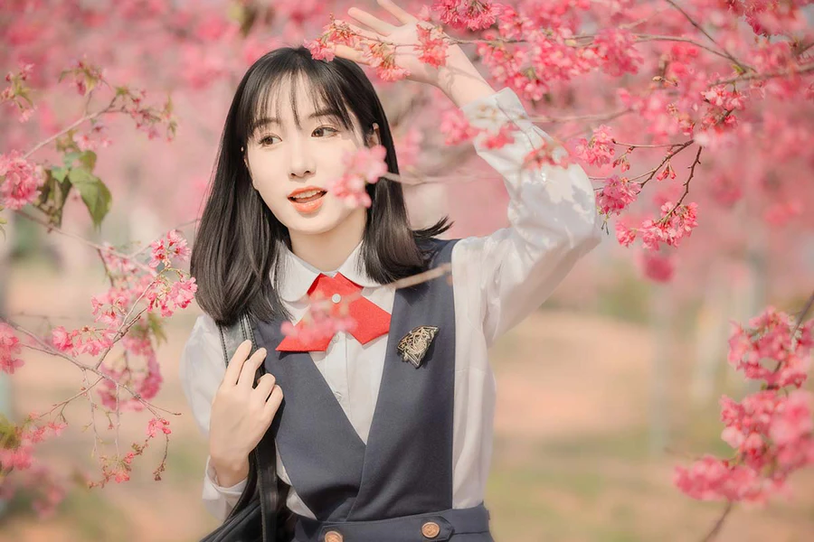 [YITUYU艺图语]2025.06.14 樱花树下 简小橙 YITUYU艺图语-第2张