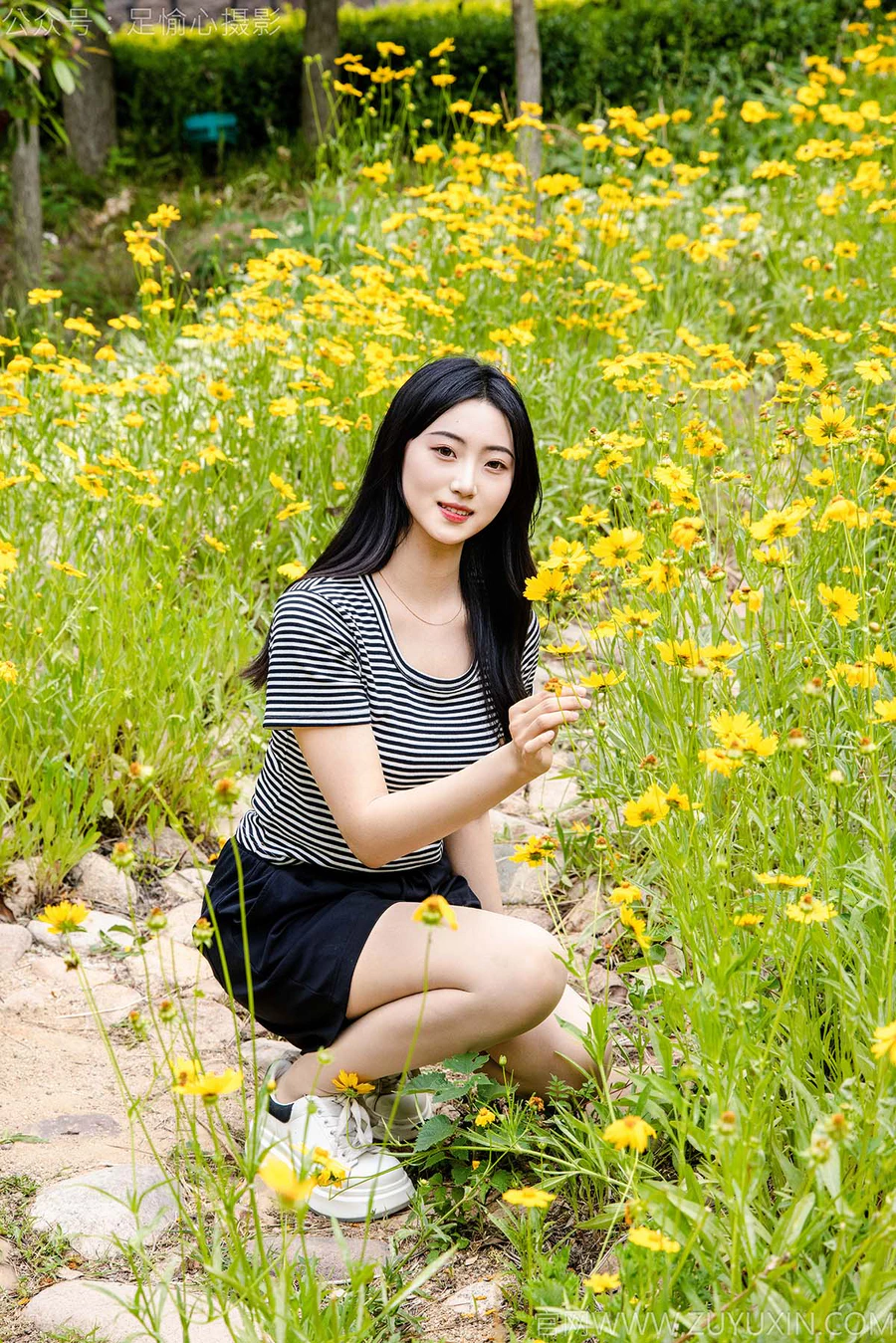 足愉心 NO.040 雅楠(搭配:体操服、白色短裙、白色棉袜、运动鞋) 足愉心-第1张