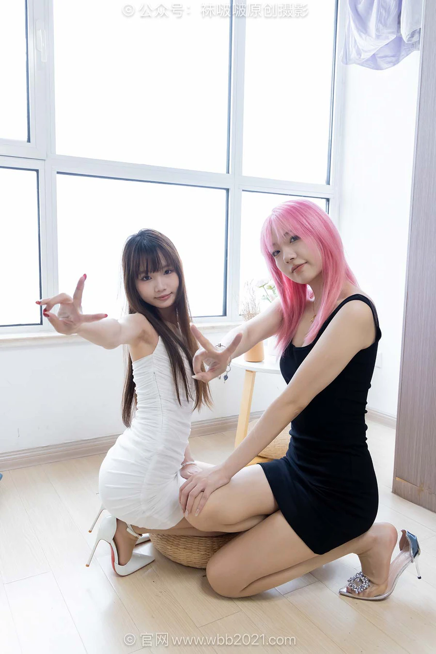 [BoBoSocks袜啵啵]NO.589 小甜豆甜甜圈-高跟鞋、肉丝、裸足 BoBoSocks袜啵啵-第1张