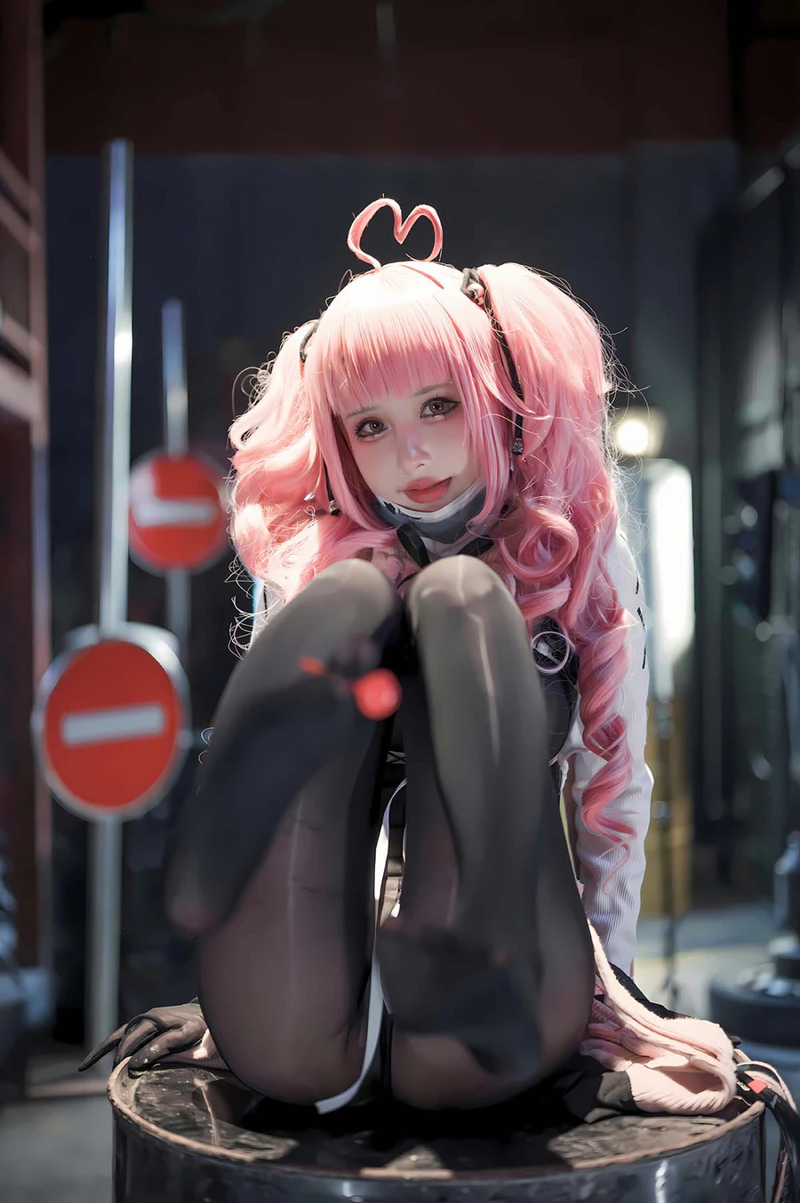 您的蛋蛋 – 交错战线 粉毛卡提娜 Cosplay-第1张