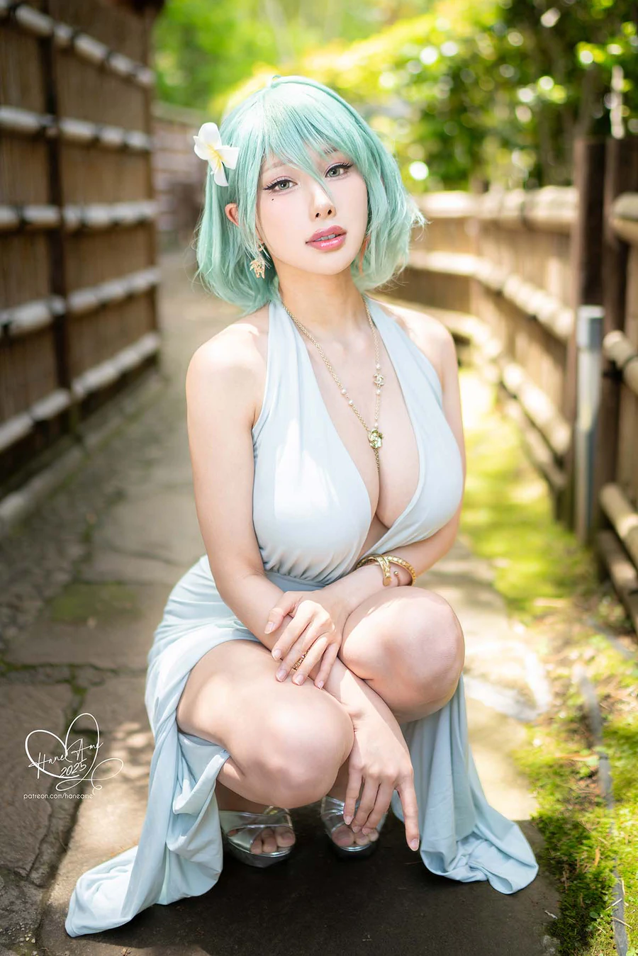 Hane Ame 雨波写真 – DOAXVV Tamaki 熱帶度假 Cosplay-第1张