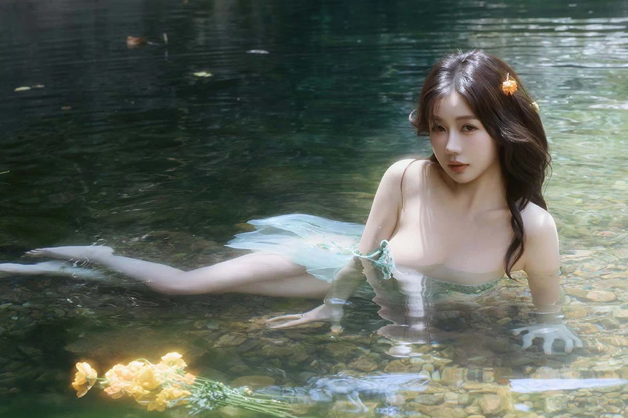 尹甜甜 – 溪水边 Cosplay-第1张