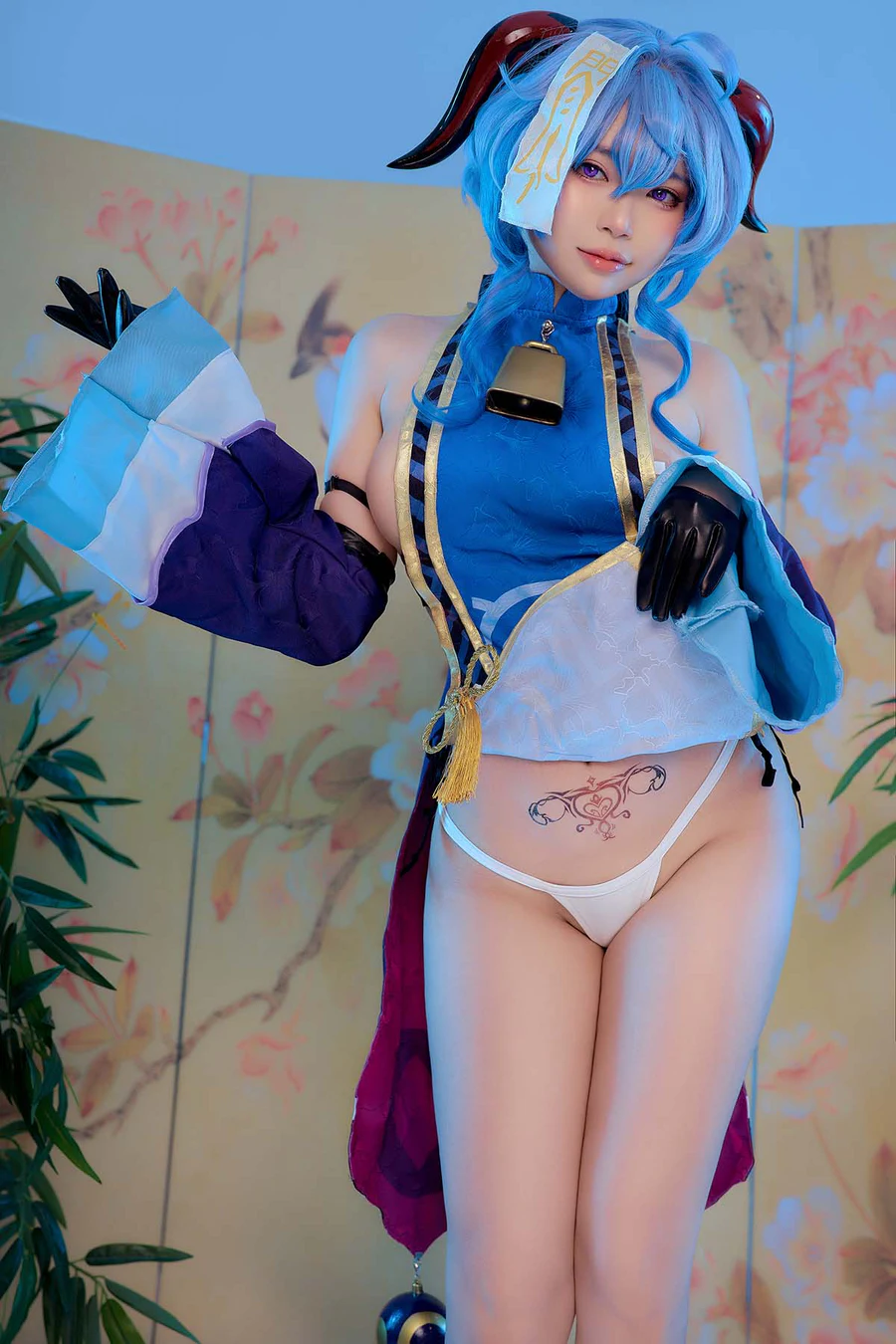 ZinieQ – Ganyu Jiangshi Cosplay-第1张