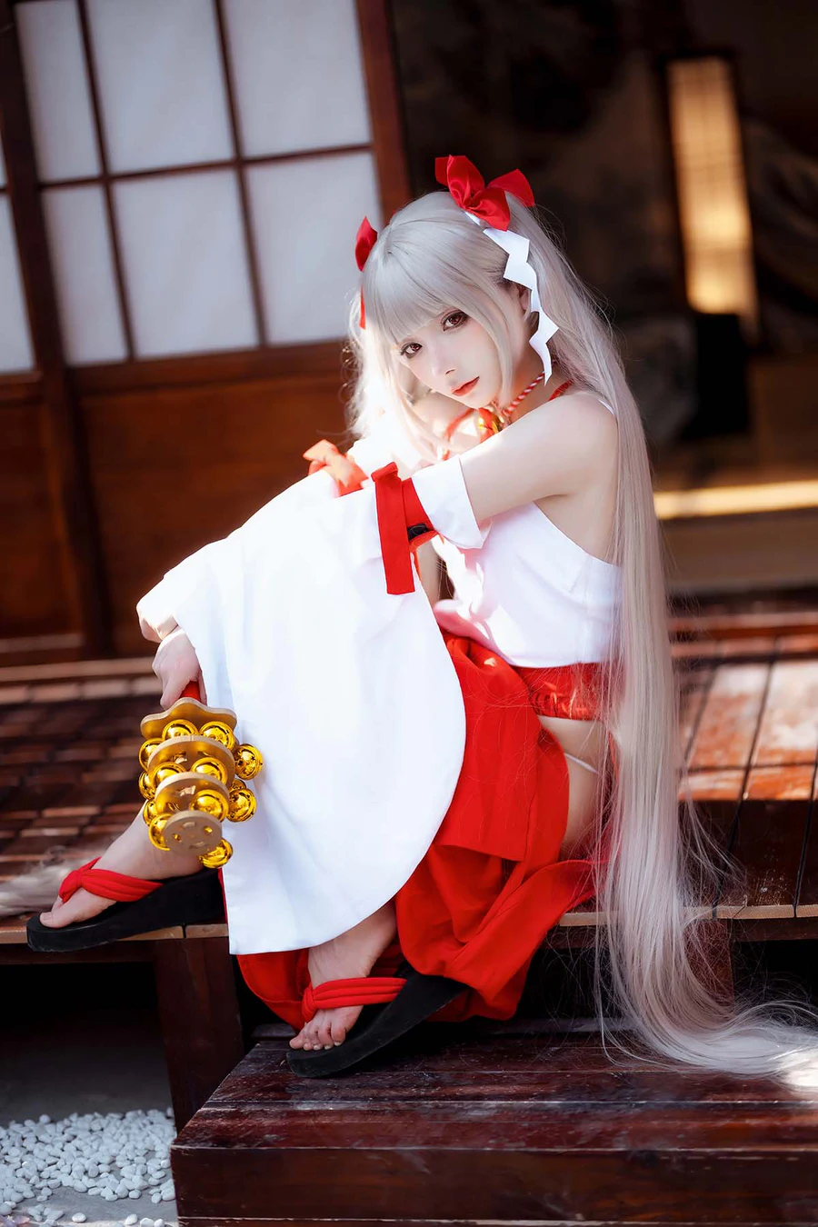 是三不是世w – 碧蓝航线 可畏 巫女 Cosplay-第1张