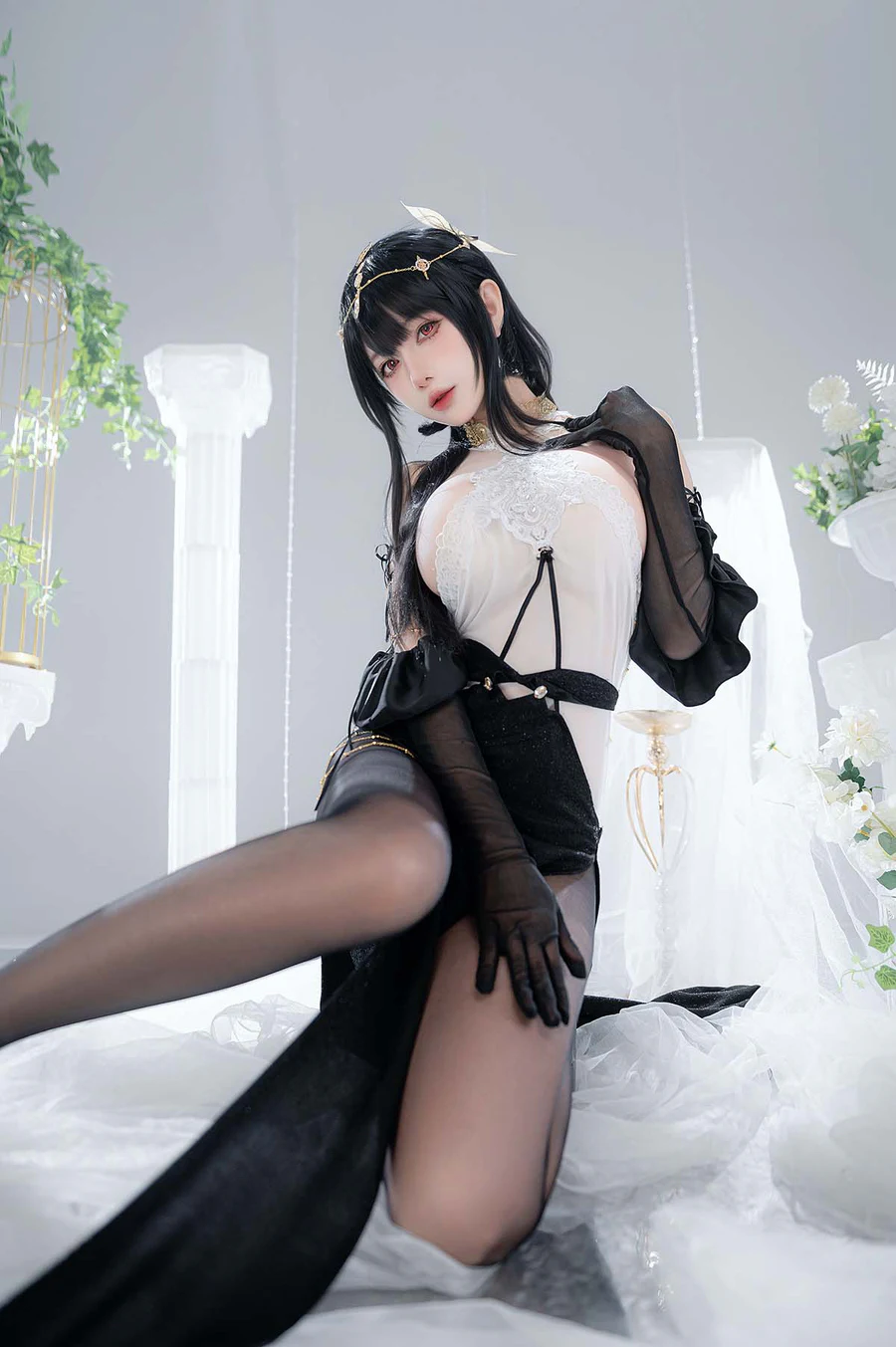 Shika小鹿鹿 – 碧蓝航线 镇海 Cosplay-第1张