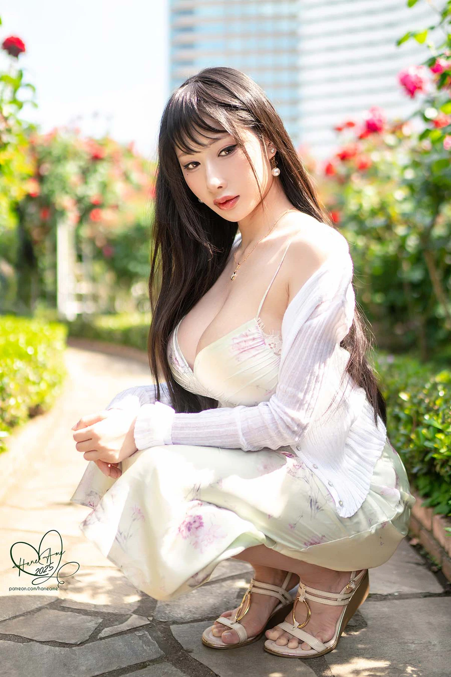 Hane Ame 雨波写真 – 玫瑰刚好绽放 Cosplay-第1张