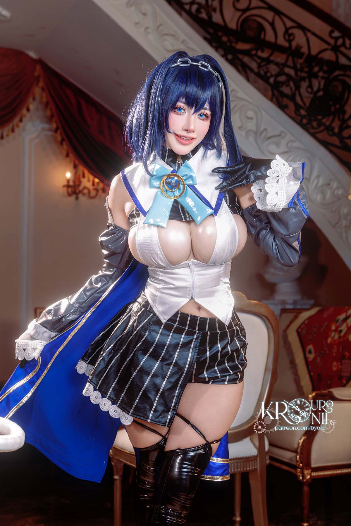 日本性感Byoru – Ouro Kronii Cosplay-第1张