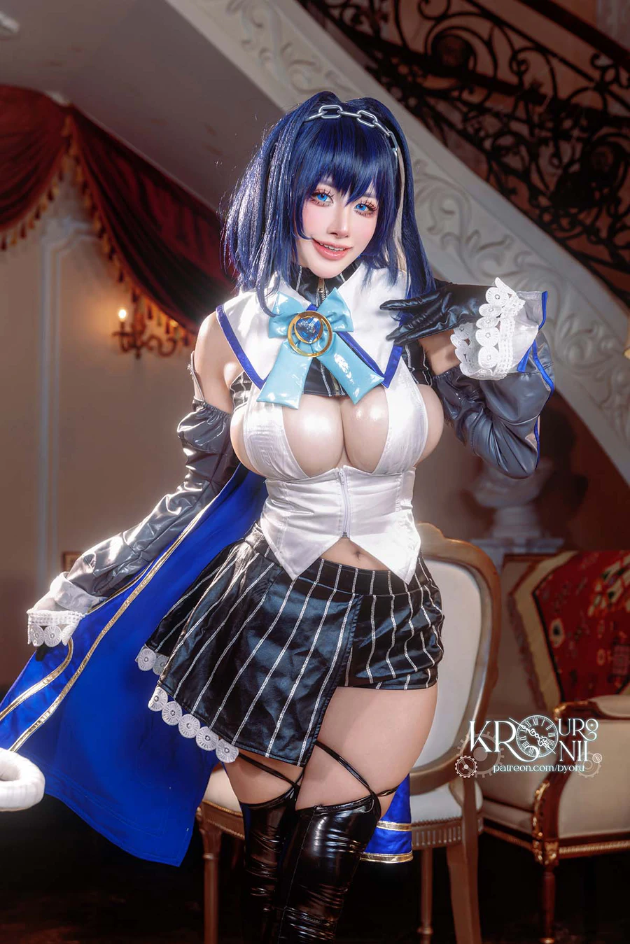 日本性感Byoru – Ouro Kronii Cosplay-第1张