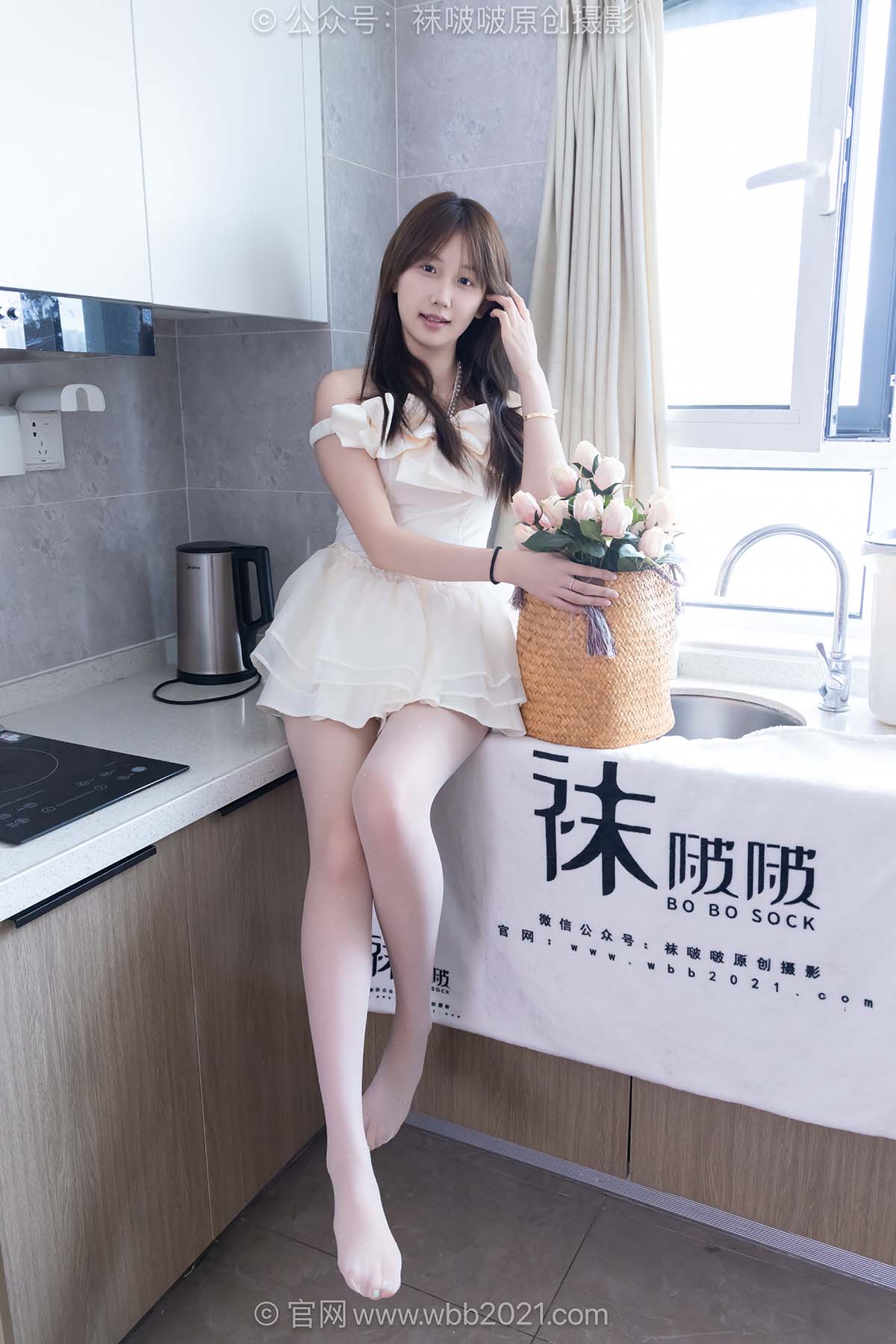 [BoBoSocks袜啵啵]NO.597 香菜-高跟鞋、低跟鞋、薄白丝、薄肉丝、裸足 BoBoSocks袜啵啵-第1张