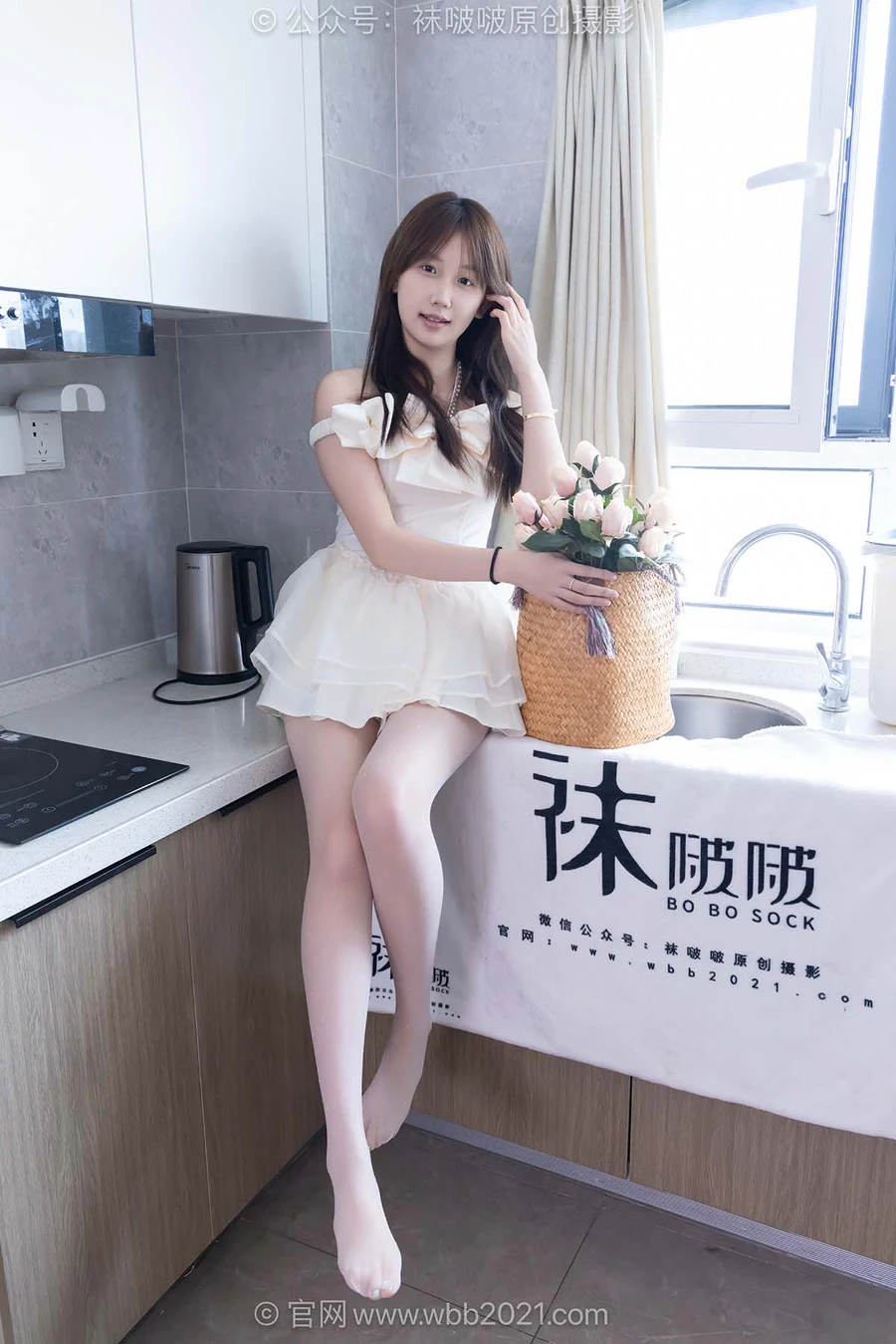 [BoBoSocks袜啵啵]NO.597 香菜-高跟鞋、低跟鞋、薄白丝、薄肉丝、裸足 BoBoSocks袜啵啵-第1张