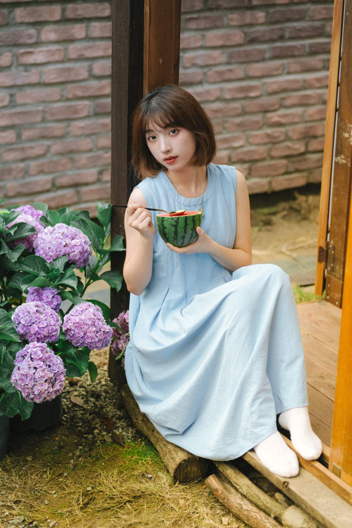 [YITUYU艺图语]2025.07.03 尝一口西瓜味的夏天～ 麻薯旎子 YITUYU艺图语-第2张