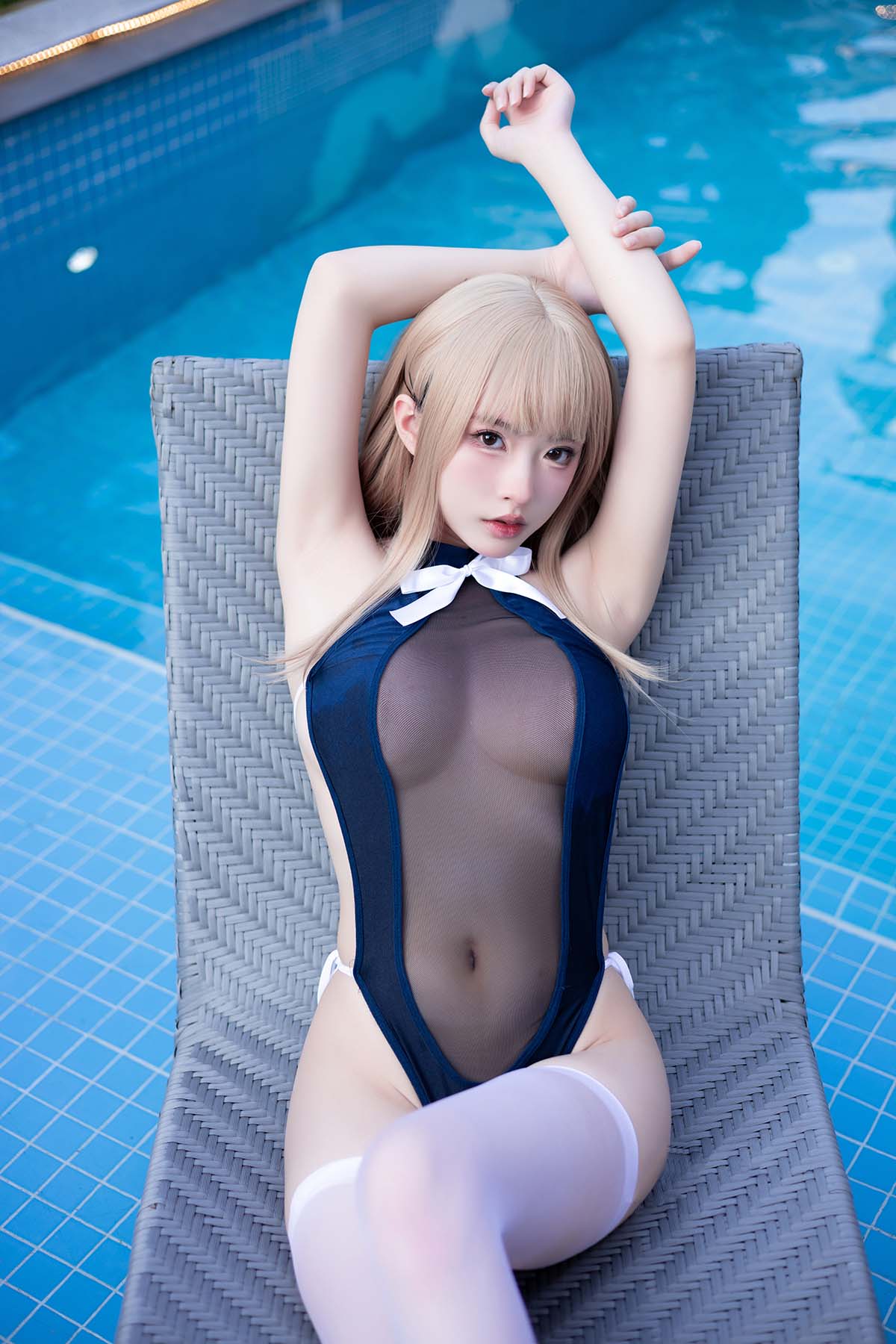 清水由乃 – 蓝色夏日 Cosplay-第1张