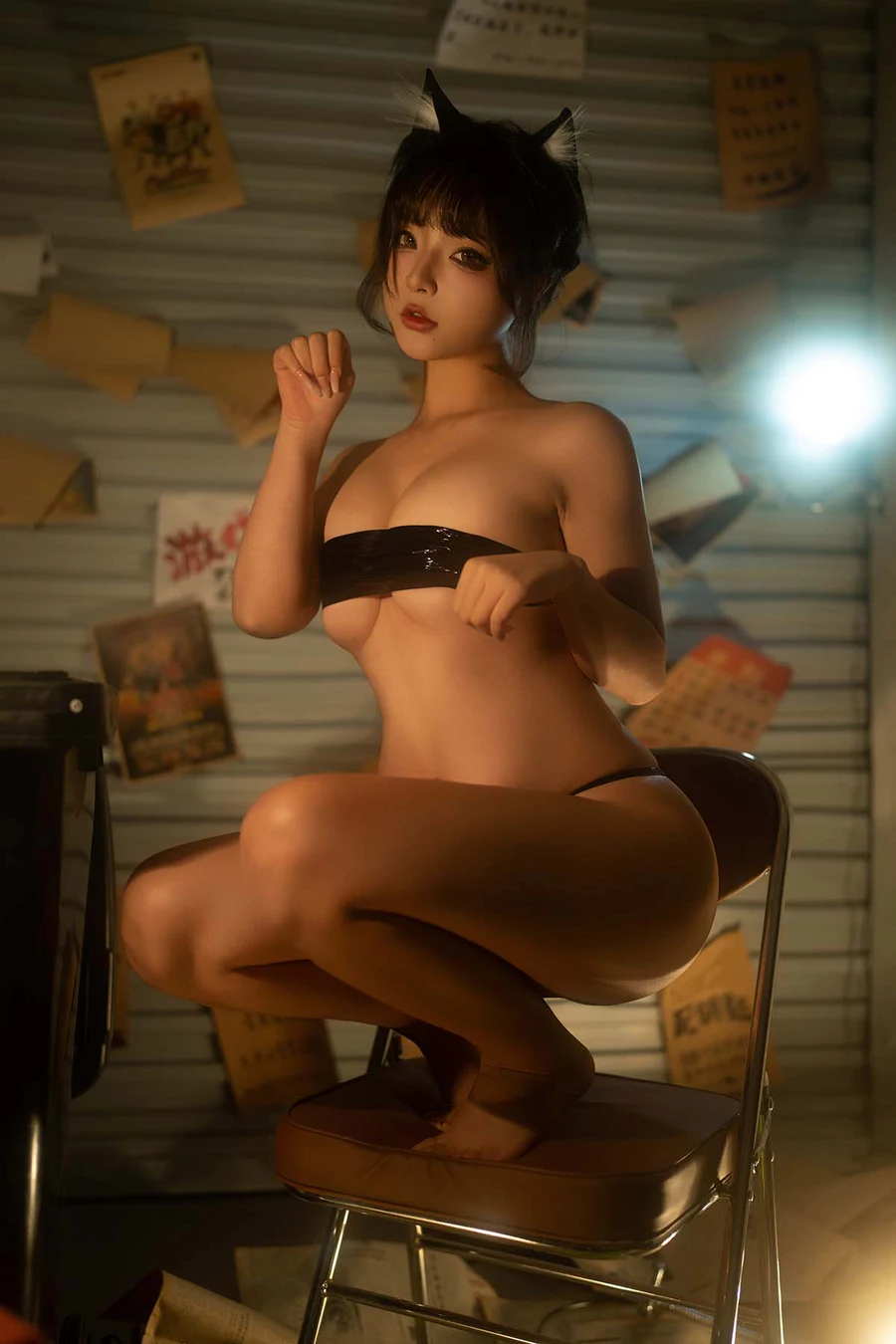 yuuhui玉汇 – 捉猫记 Cosplay-第1张