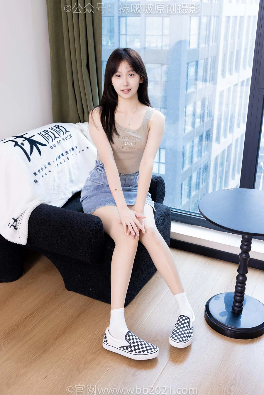 [BoBoSocks袜啵啵]NO.599 香菜-帆布鞋、白棉袜、薄肉丝 BoBoSocks袜啵啵-第1张