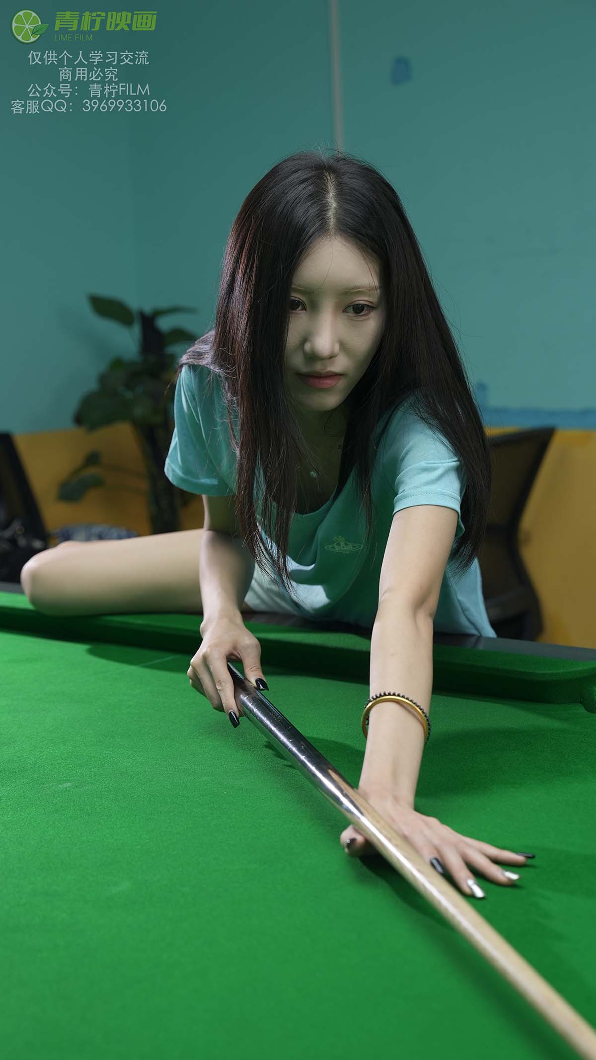 青柠映画 NO.016 – 芥末 打台球 青柠映画-第2张