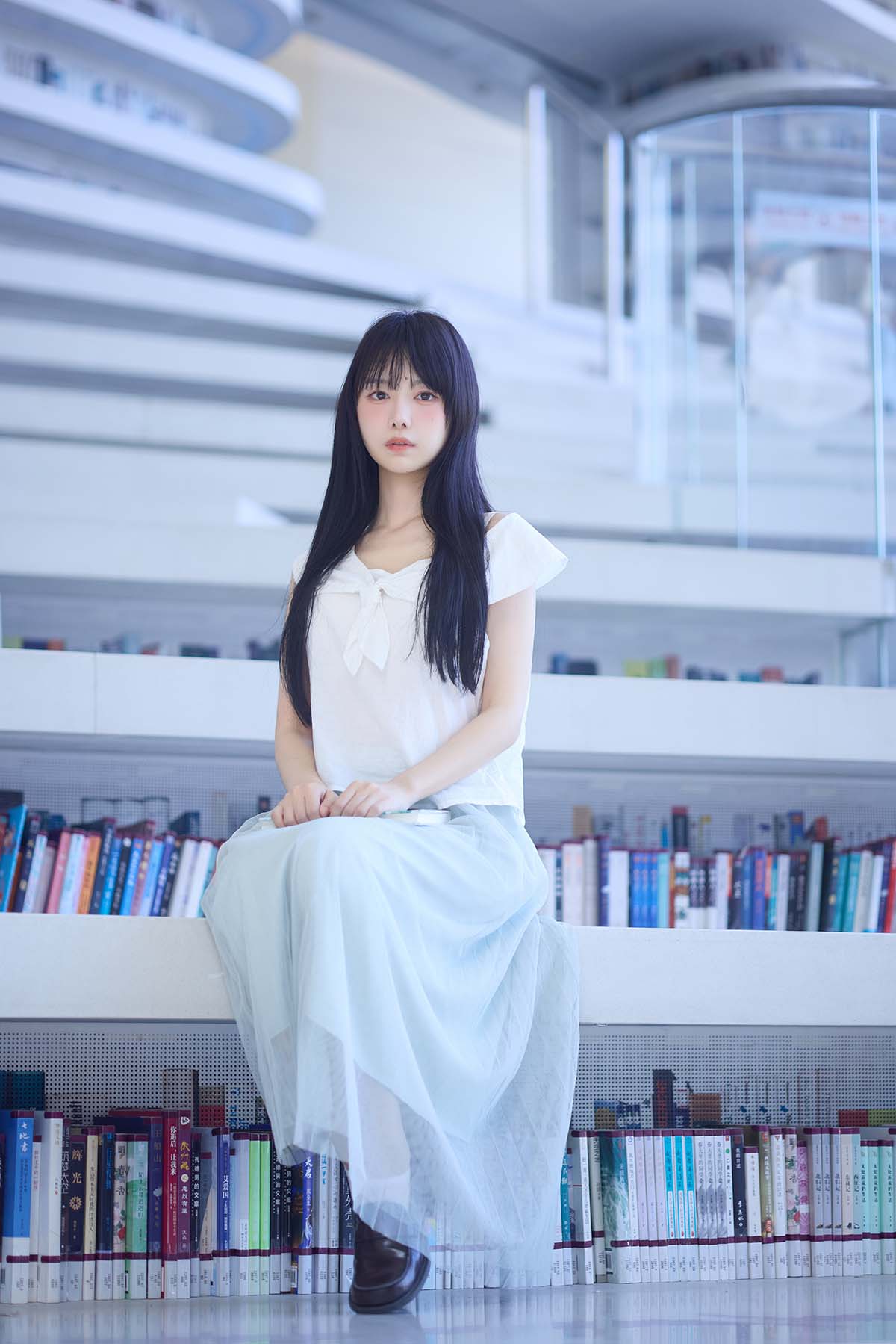 Shika小鹿鹿 – 图书馆 Cosplay-第1张