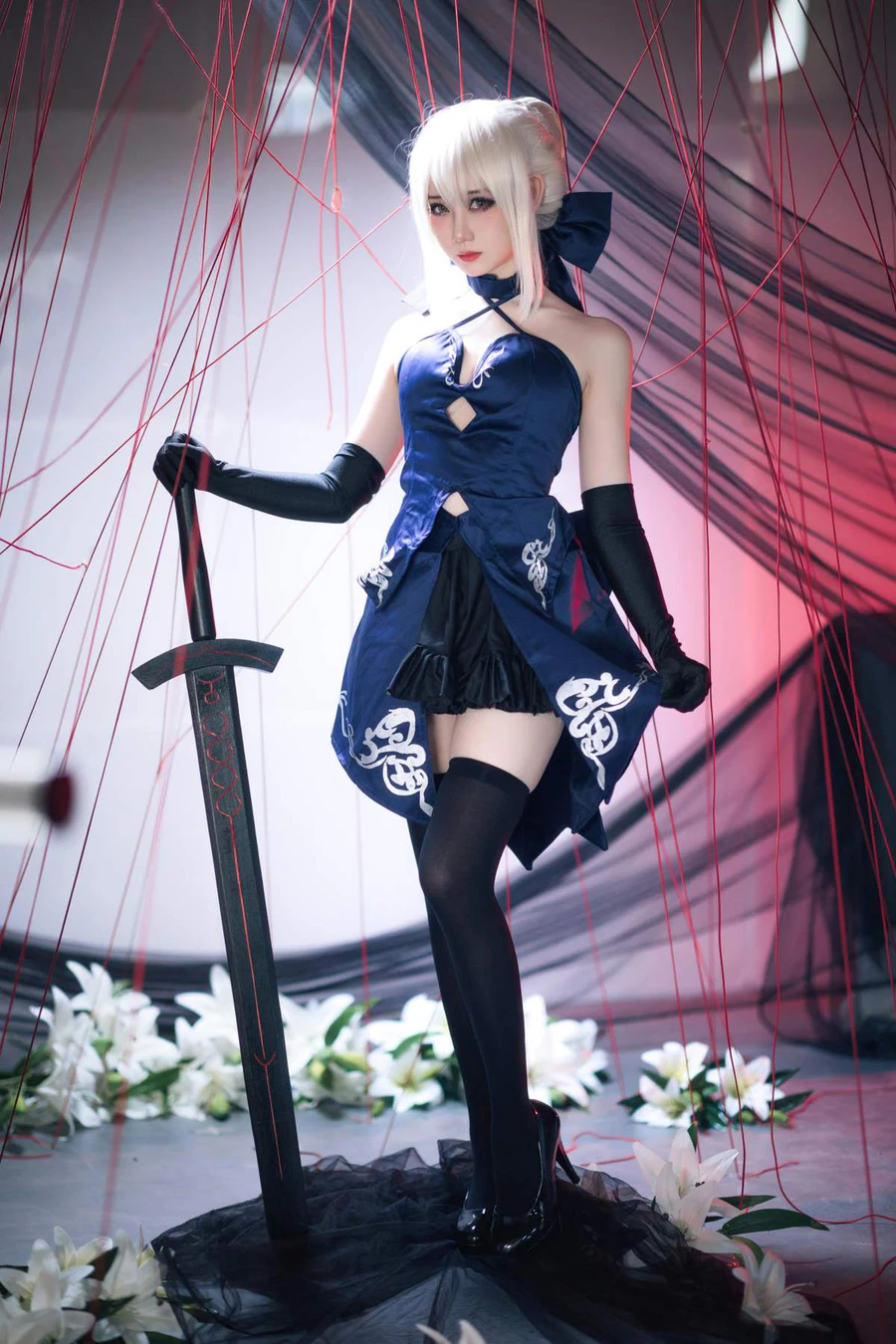 焖焖碳 – FGO 黑呆 Cosplay-第1张