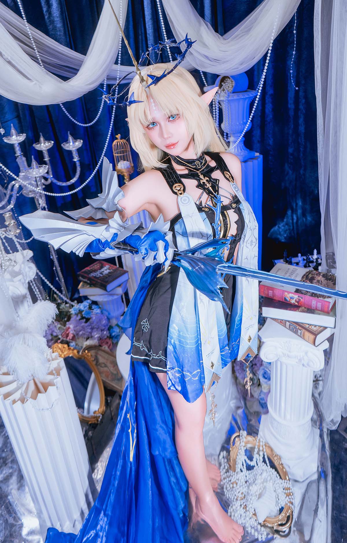 Pyon – Fleurdelys Wuthering Waves Cosplay-第1张