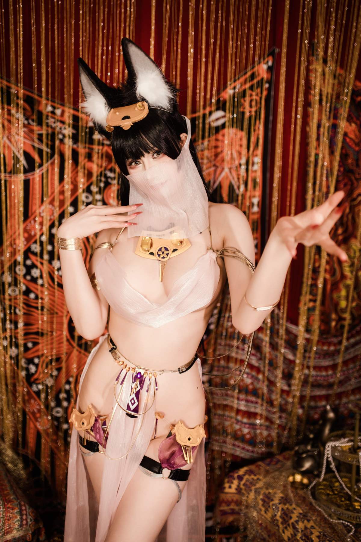 兔胖胖min – 碧蓝航线 武藏舞娘 Cosplay-第1张