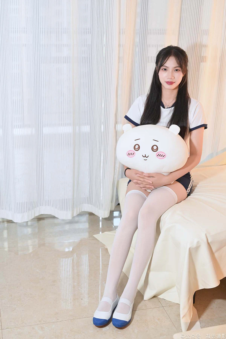 凝思摄影 NO.016 德美-体操服、过膝袜、室内鞋 凝思摄影-第1张