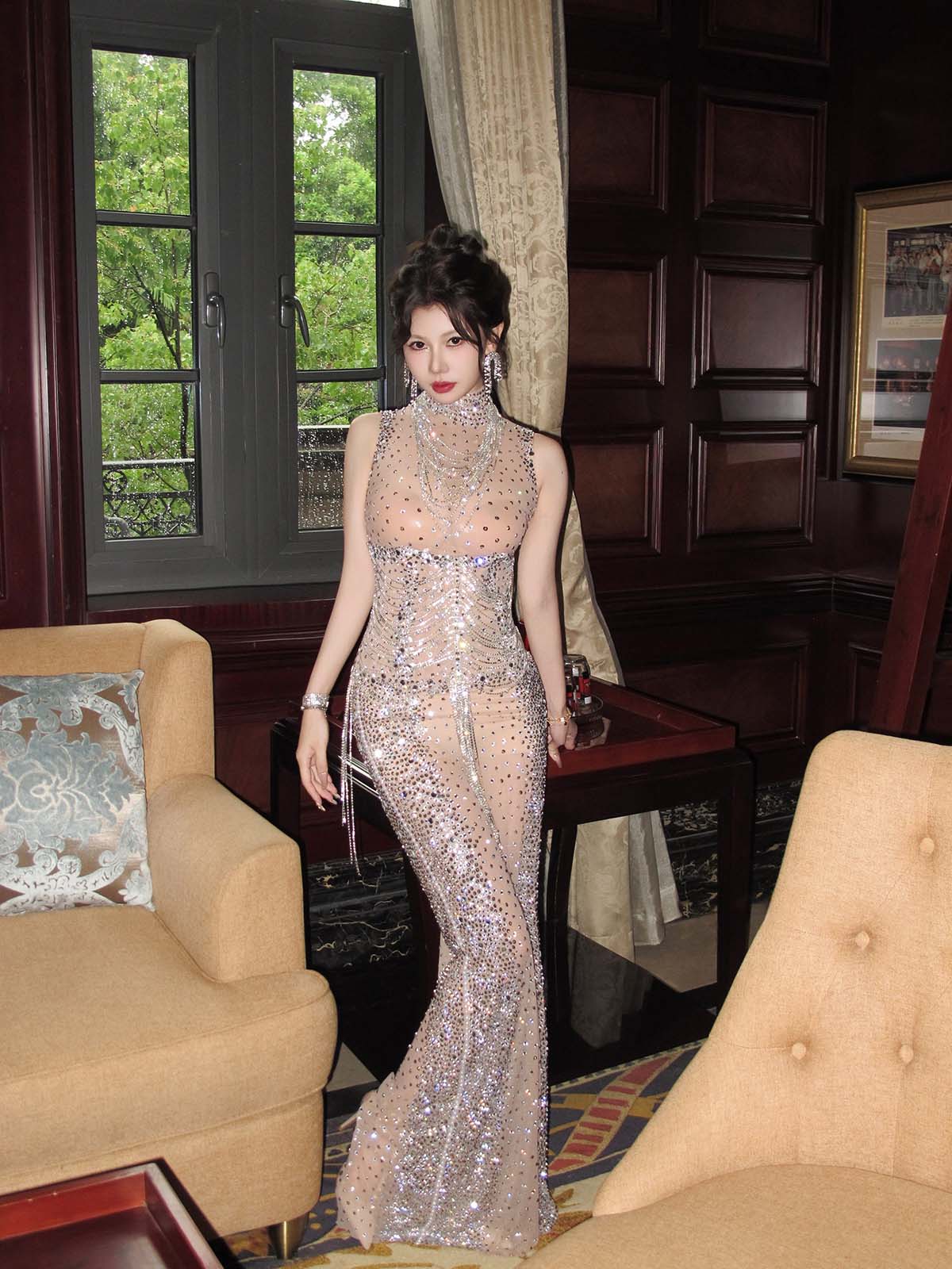 尹甜甜 – 闪闪礼服 JPJX极品精选-第1张