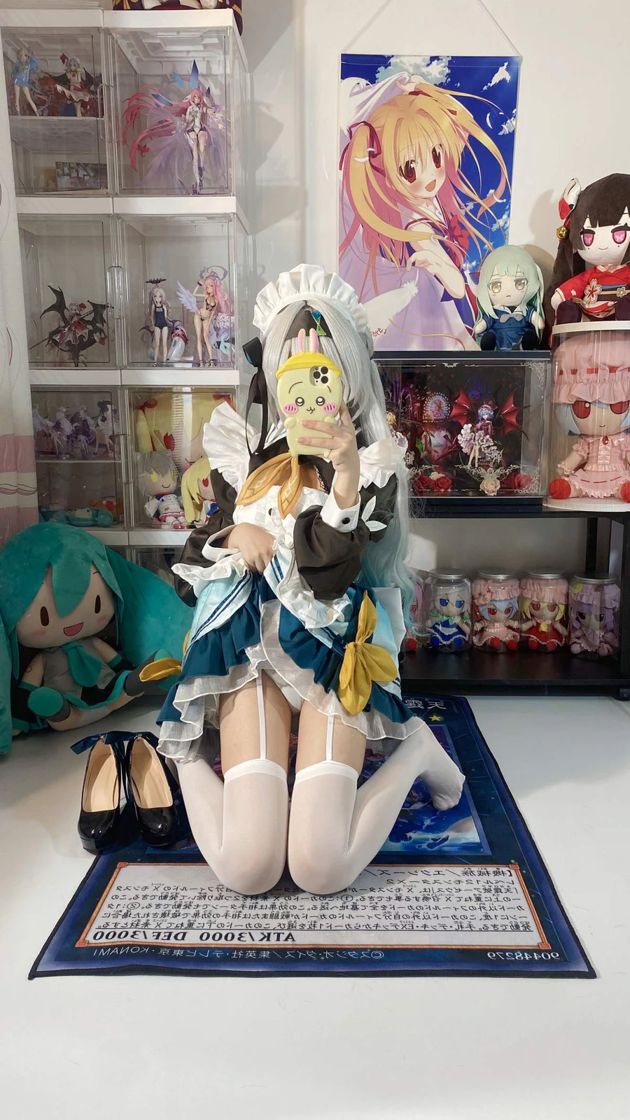 白栎Shirly – 崩坏：星穹铁道 流萤女仆 Cosplay-第1张