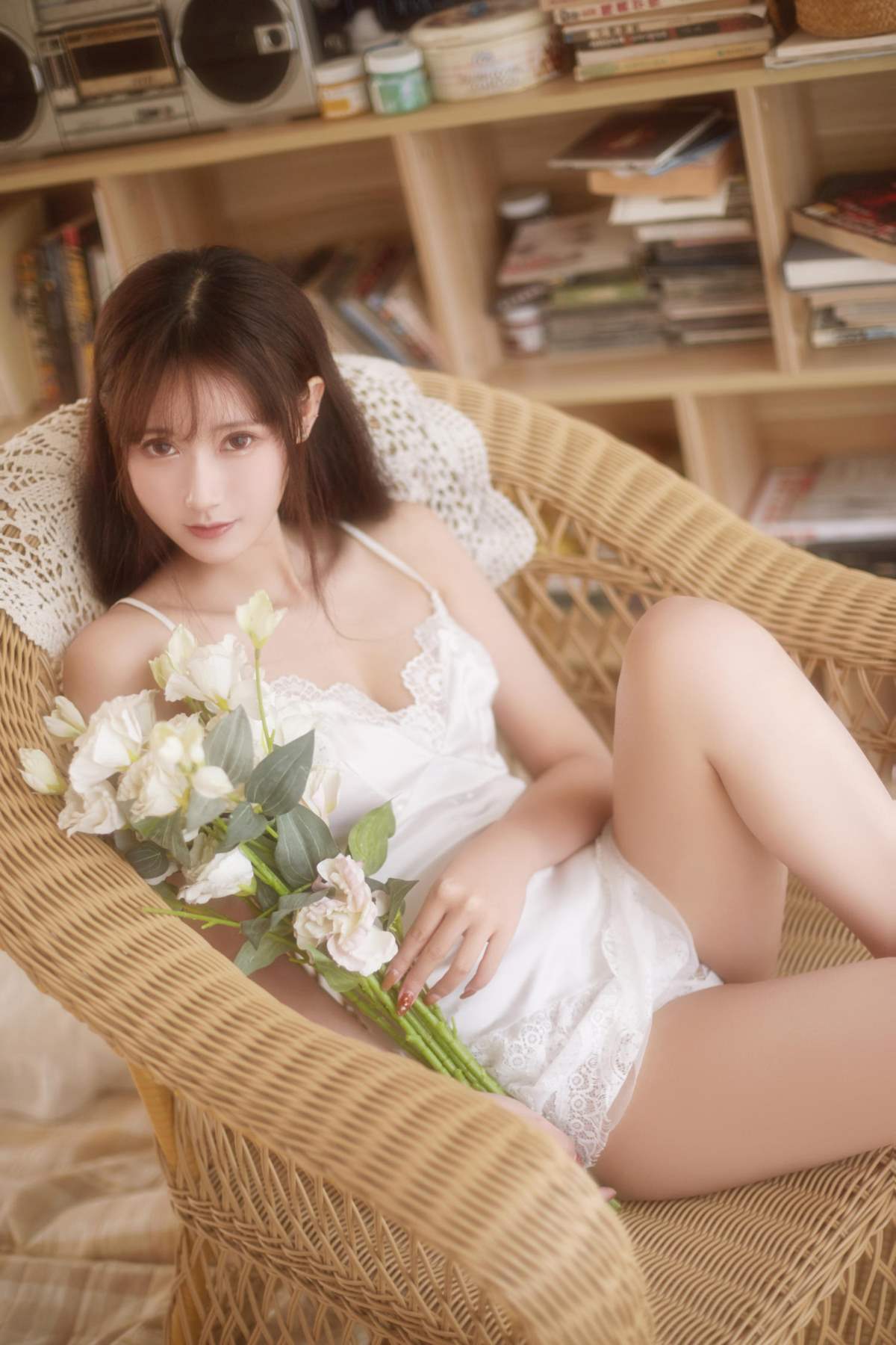 羽生三未图集 – 日系睡裙 Cosplay-第1张