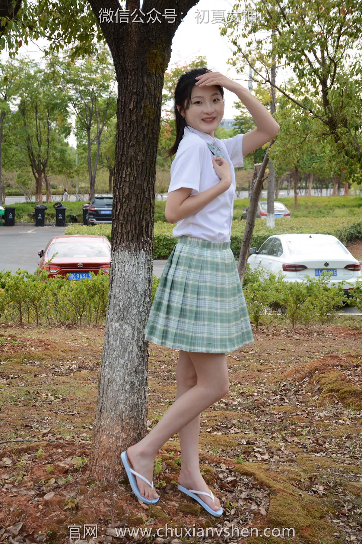 初夏女神 NO.299 安妮 秋天拖鞋 CXNS初夏女神-第2张