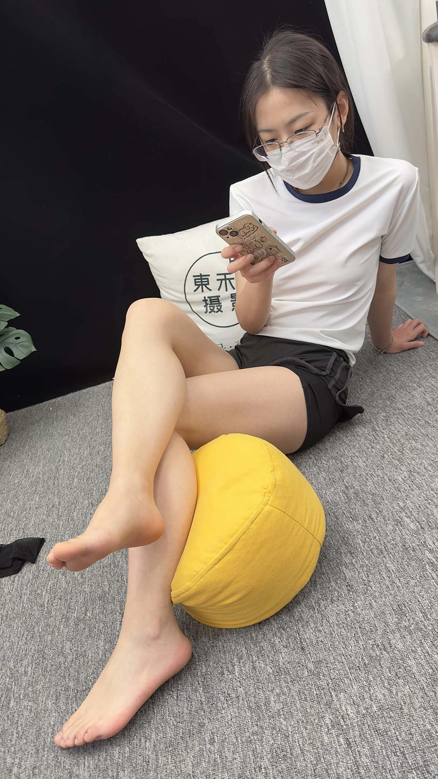 三禾摄影 NO.010 日式体操服 裸足 三禾摄影-第1张