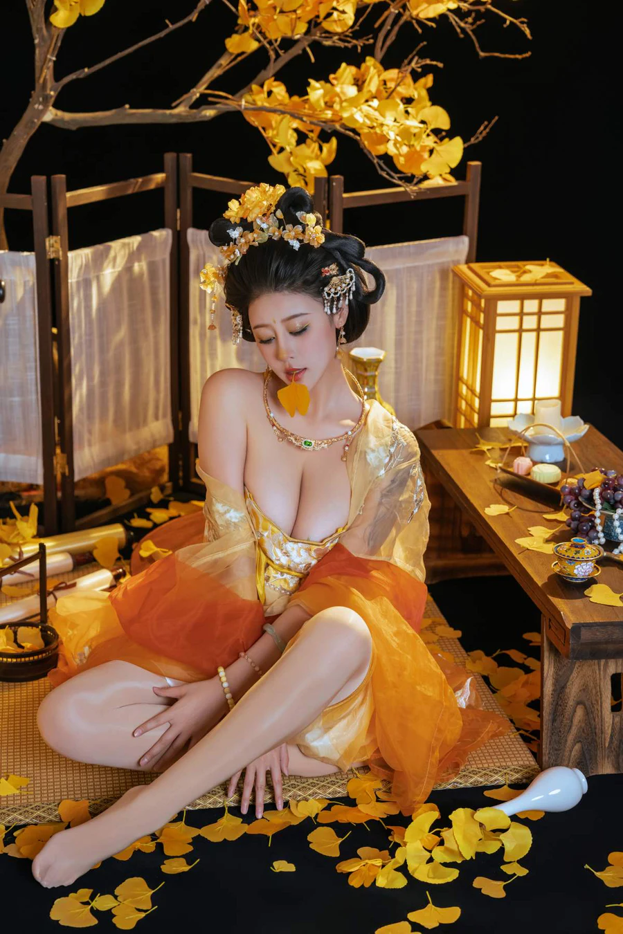 奈汐酱nice – 金笺寄月 Cosplay-第1张