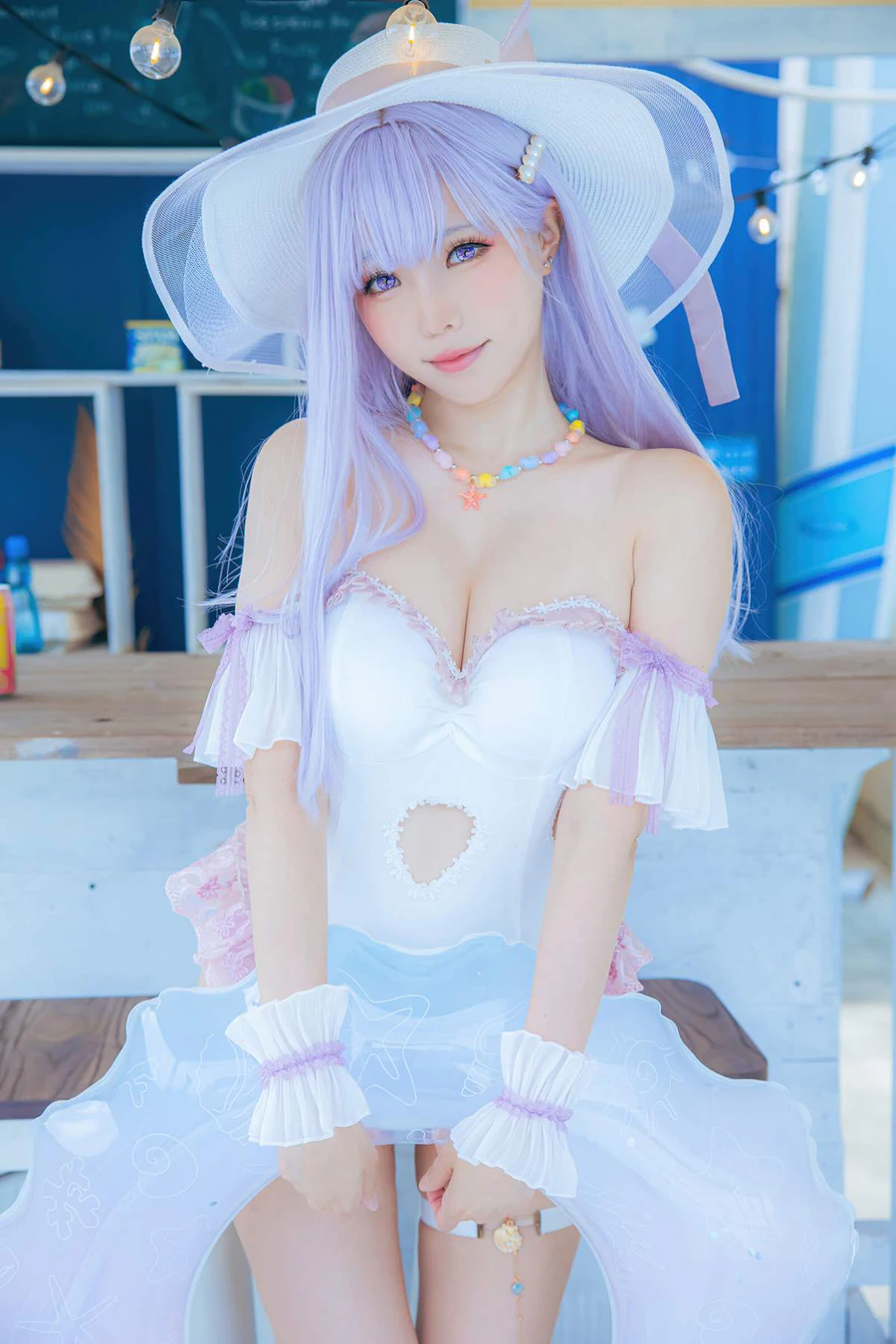 Ely_eee(ElyEE子) – Plymouth Swimsuit Cosplay-第1张