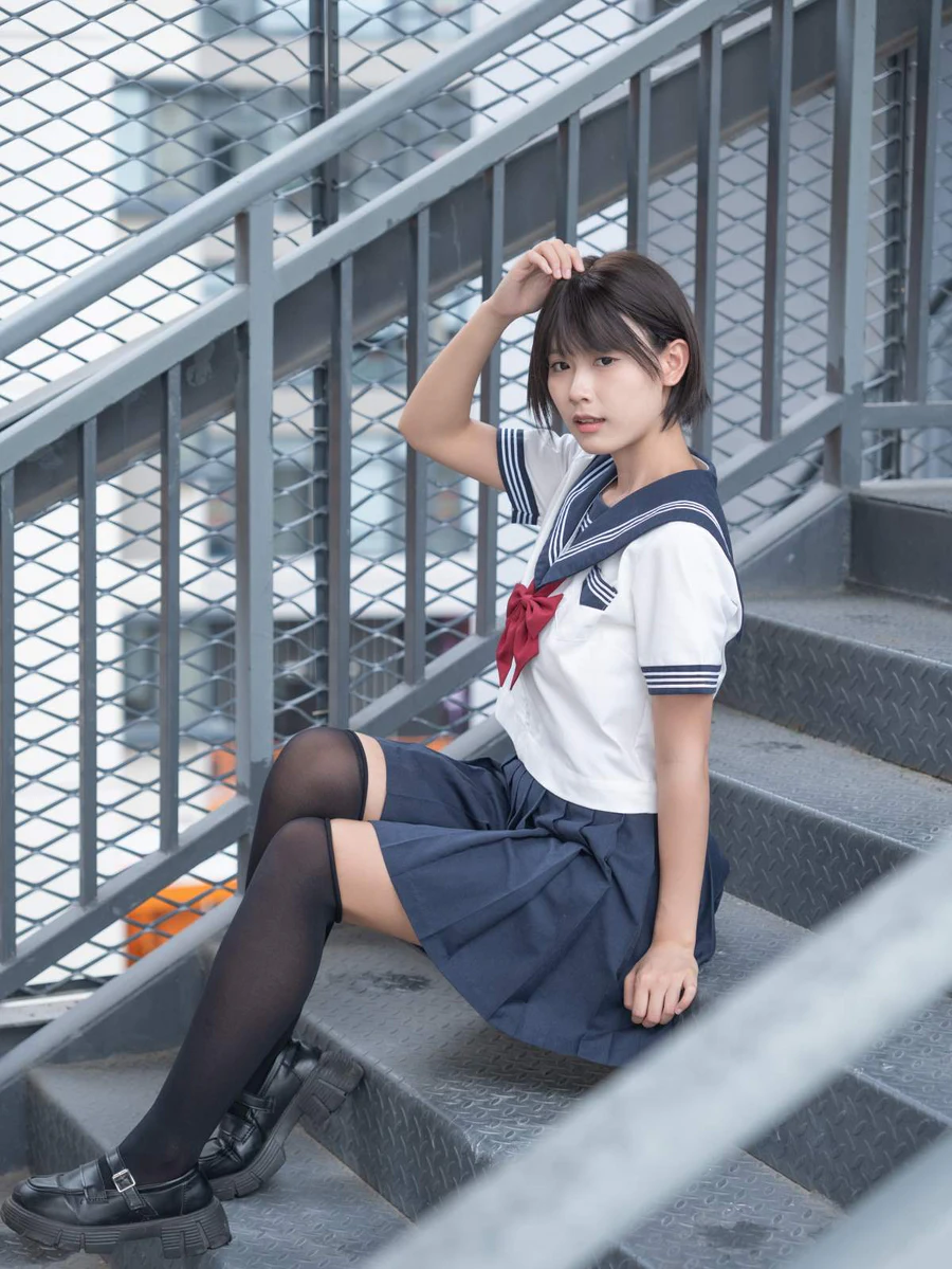 [YITUYU艺图语]2025.07.24 制服少女：夏天与清风的碎片 喜欢kimo真不错 YITUYU艺图语-第1张