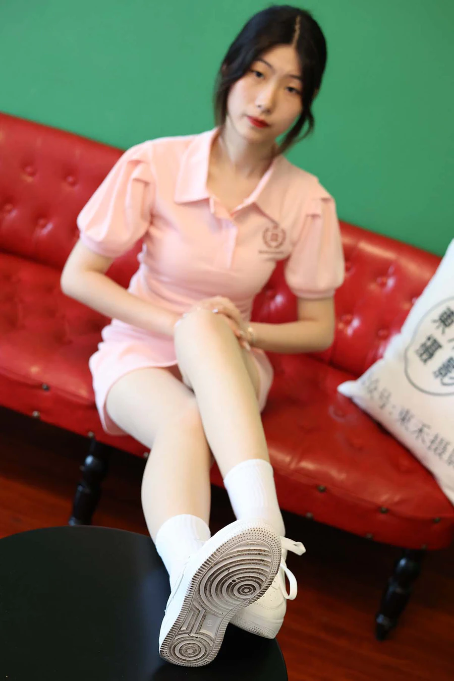三禾摄影 NO.016 小白鞋 白袜 肉丝 三禾摄影-第2张