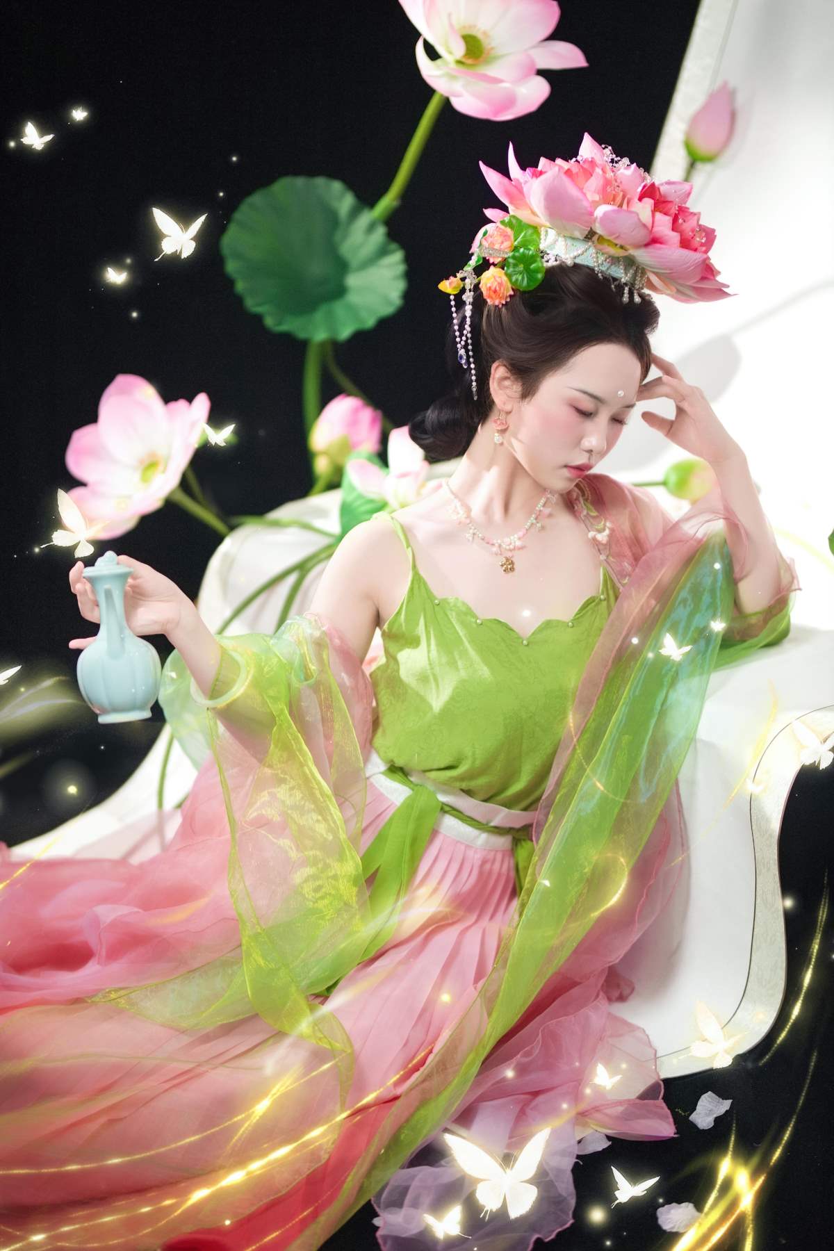 [YITUYU艺图语]2025.07.31 画中仙之荷花仙子 憨憨婷… YITUYU艺图语-第1张