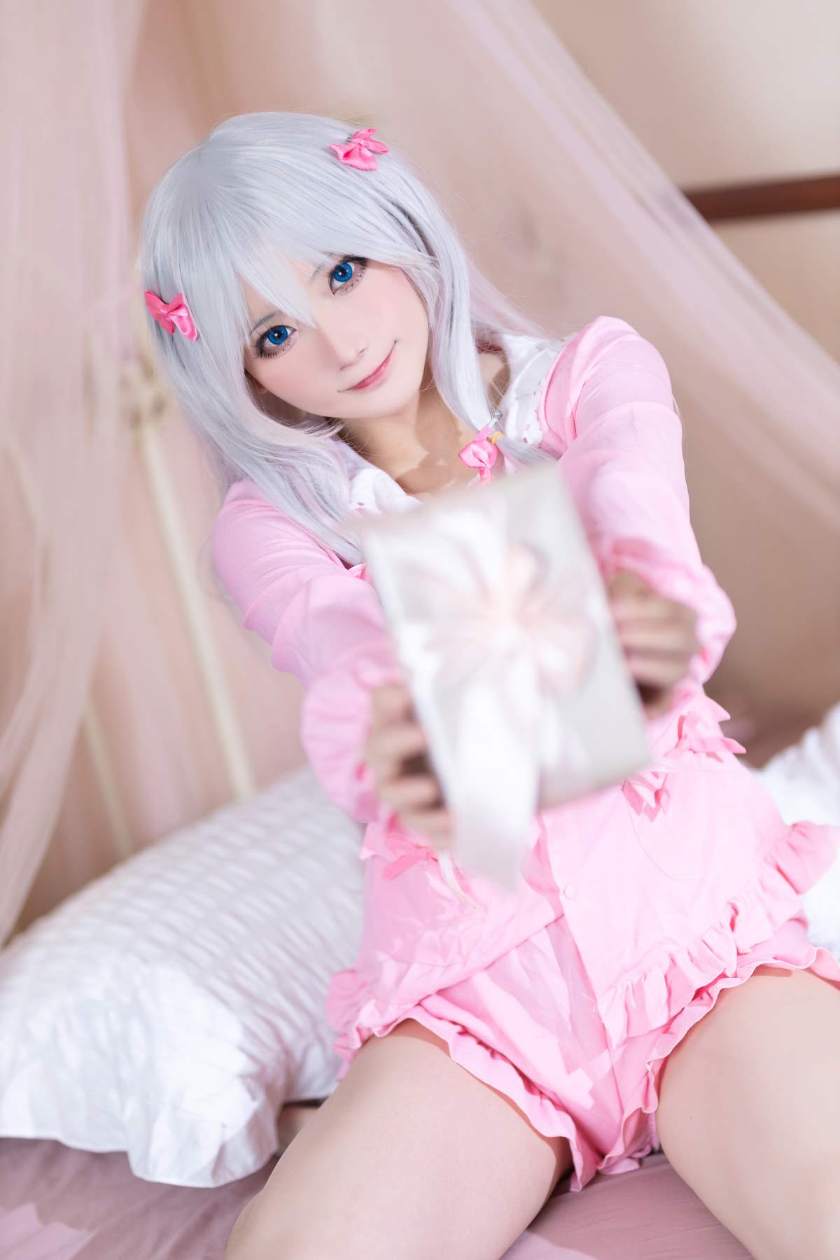 是三不是世w – 纱雾 埃罗芒睡衣 Cosplay-第1张