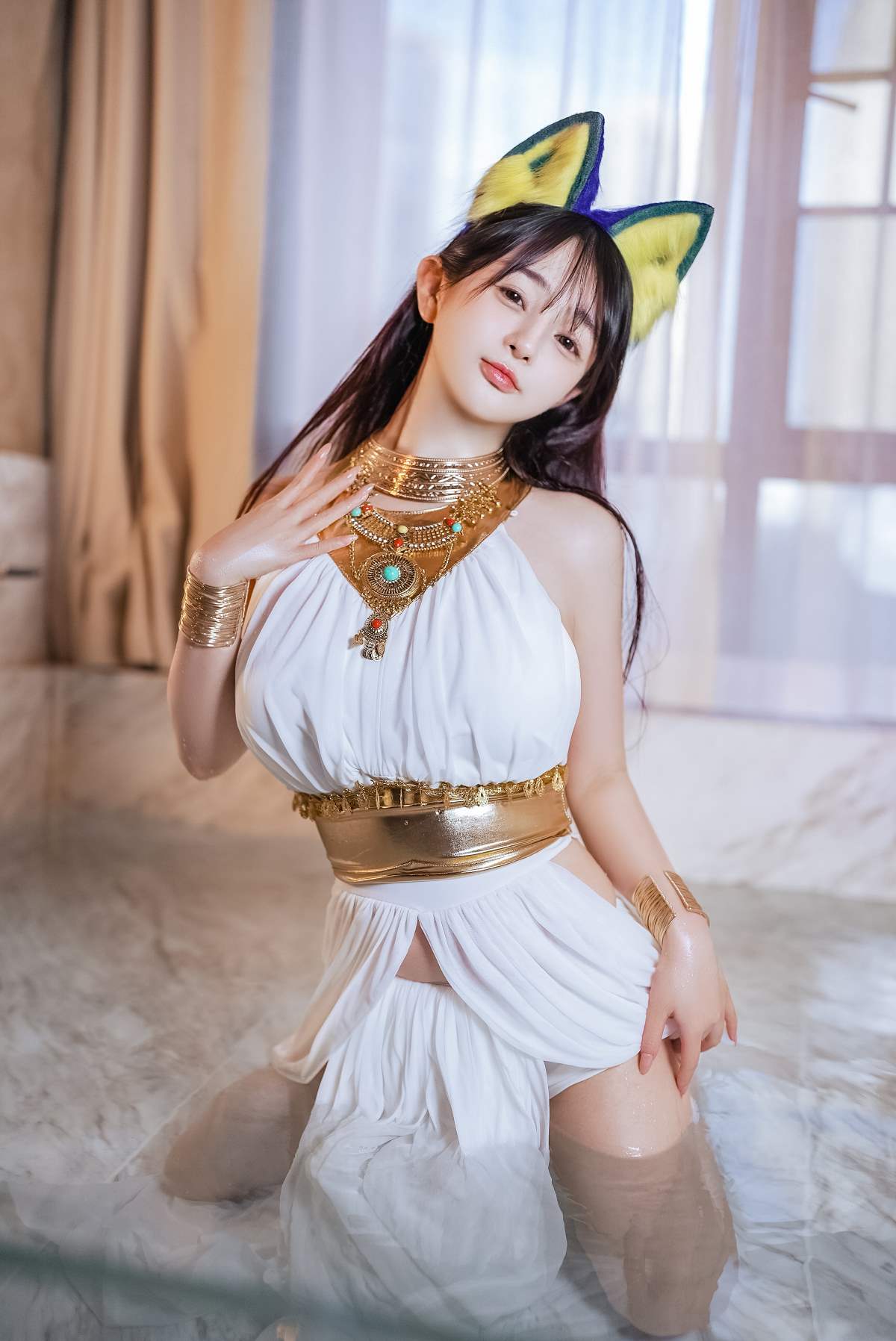 桜井宁宁 – 白色猫娘 Cosplay-第1张