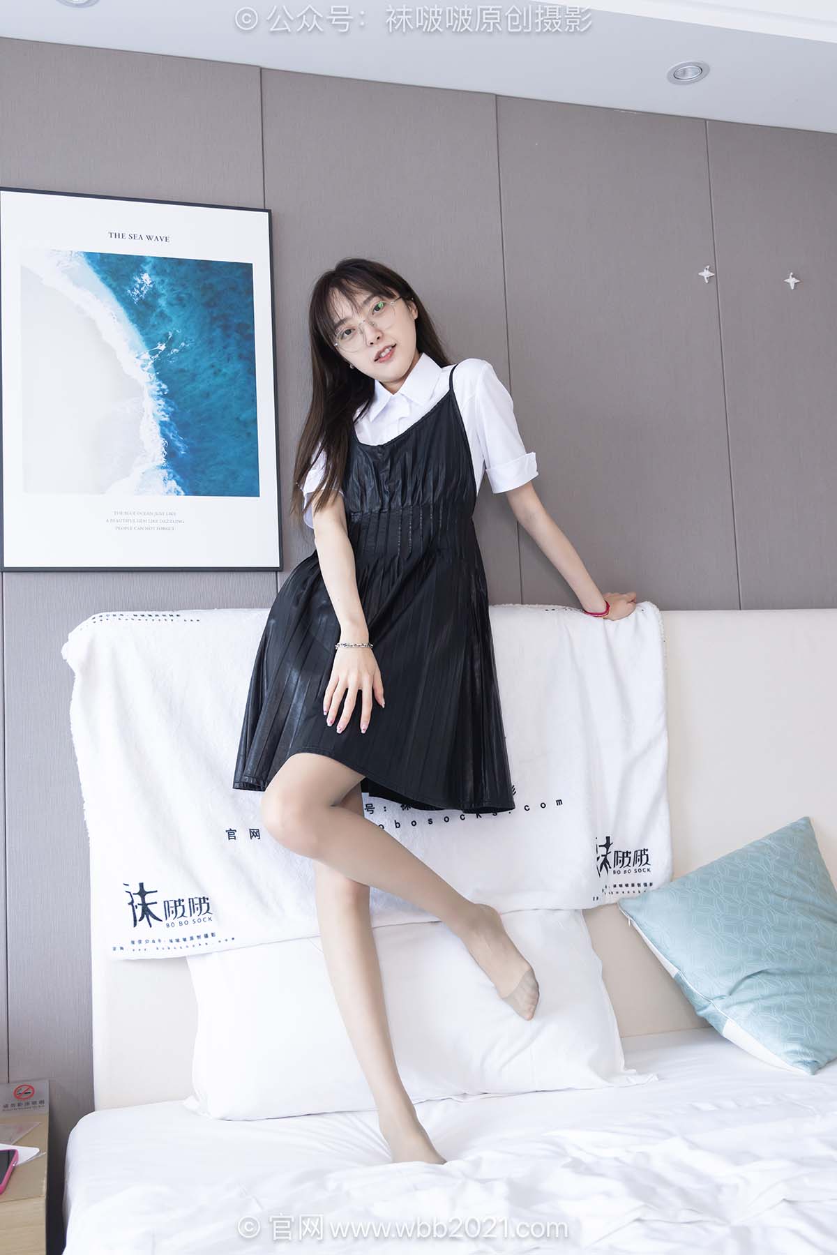 [BoBoSocks袜啵啵]NO.630 稚予-高跟长靴、高跟鞋、薄灰丝黑丝、裸足 BoBoSocks袜啵啵-第1张