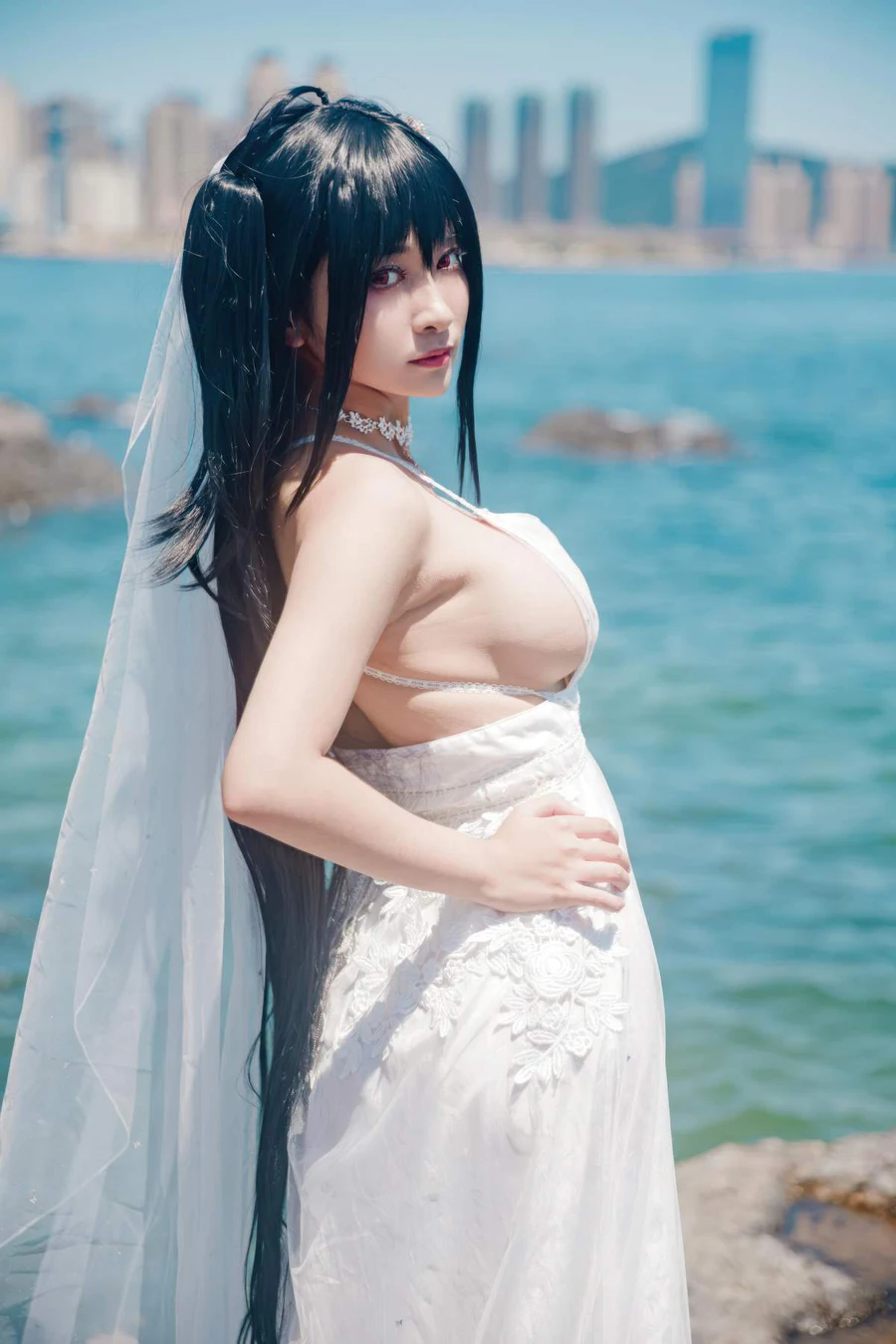洛璃LoLiSAMA – 碧蓝航线 大凤誓约花嫁 Cosplay-第1张