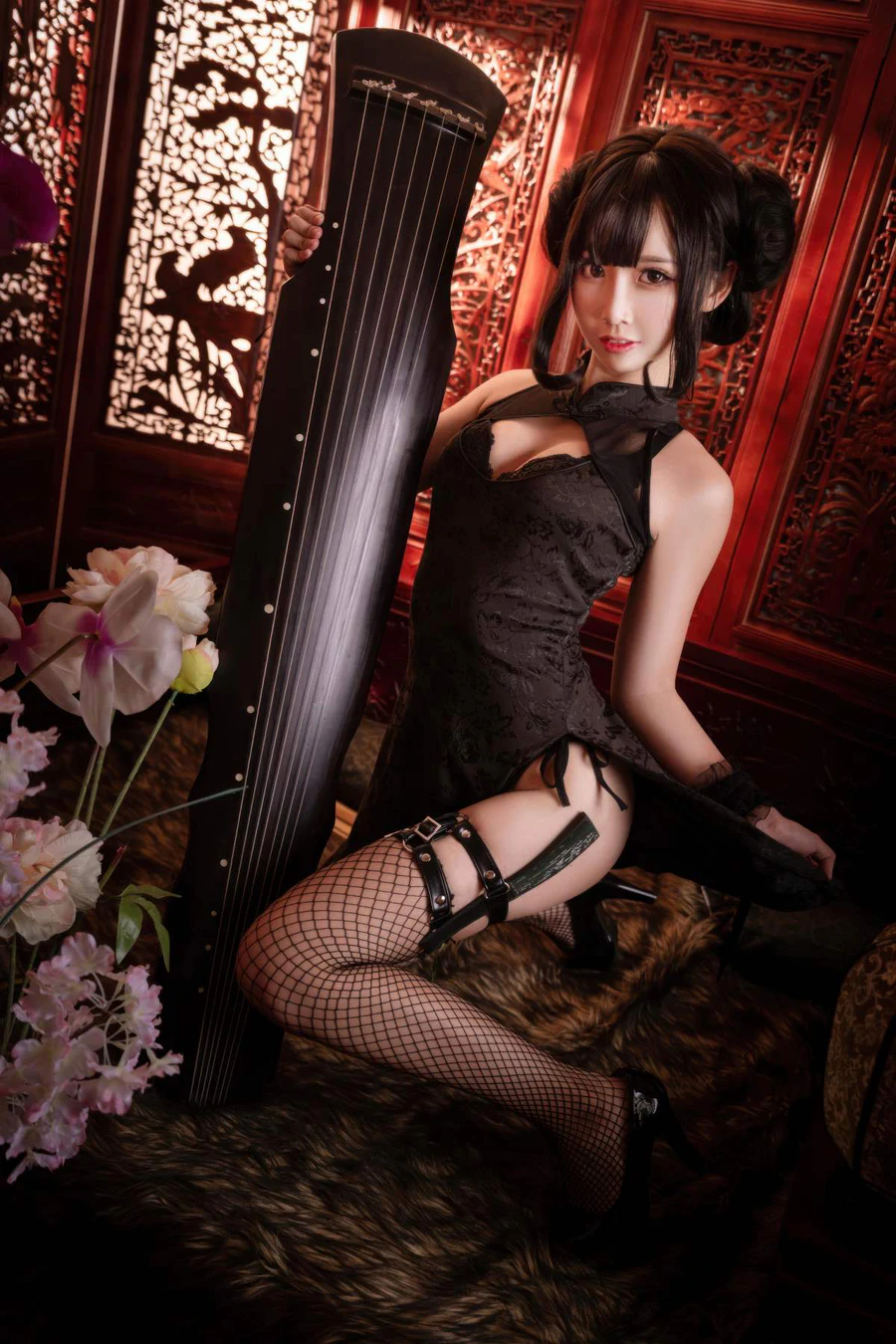 面饼仙儿 – 魔女旗袍 Cosplay-第1张