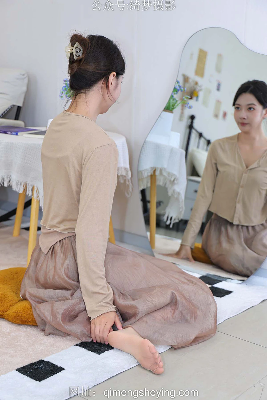 绮梦摄影 2025.10.02 NO.405 淇淇 珍藏无修无水印版 QMSY绮梦摄影-第2张