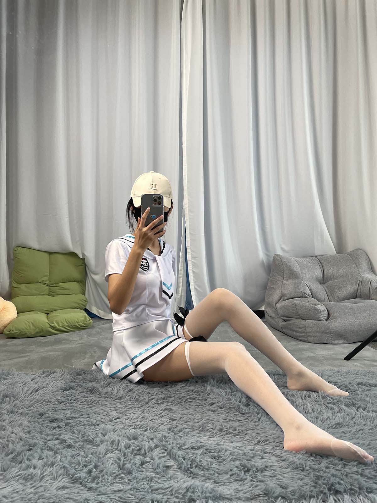 三禾摄影 NO.054 水手服 白丝 三禾摄影-第1张