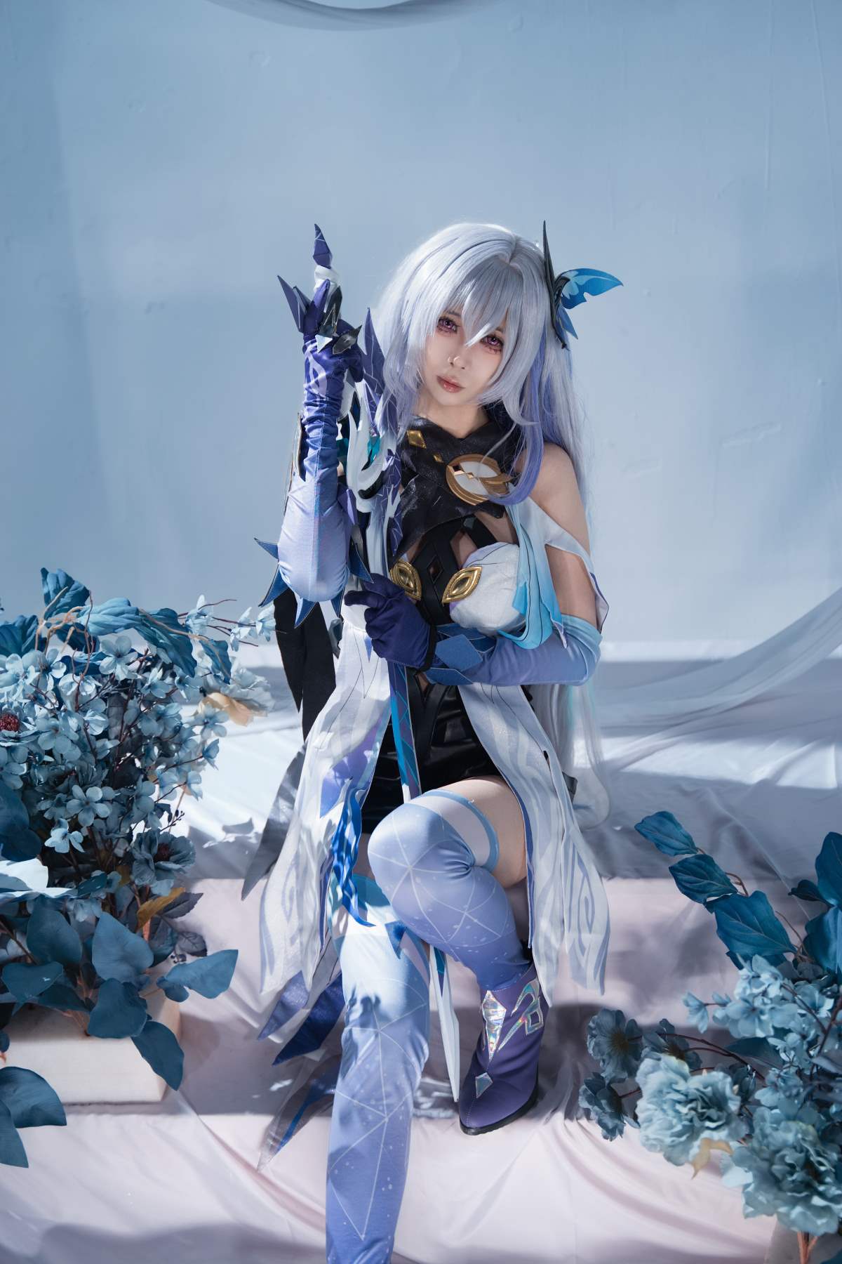 上杉绘梨落 – 原神 丝柯克 Cosplay-第1张