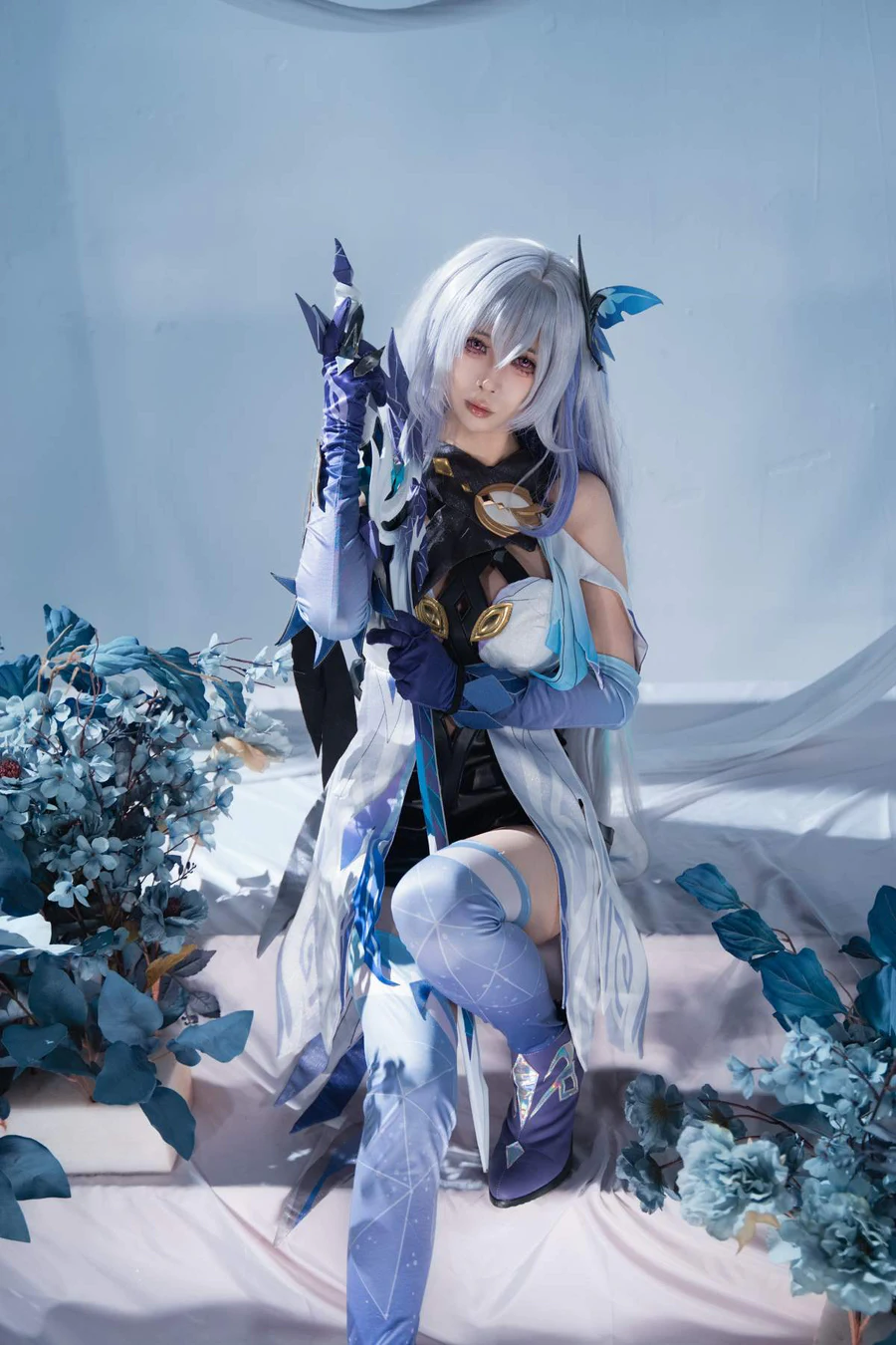 上杉绘梨落 – 原神 丝柯克 Cosplay-第1张