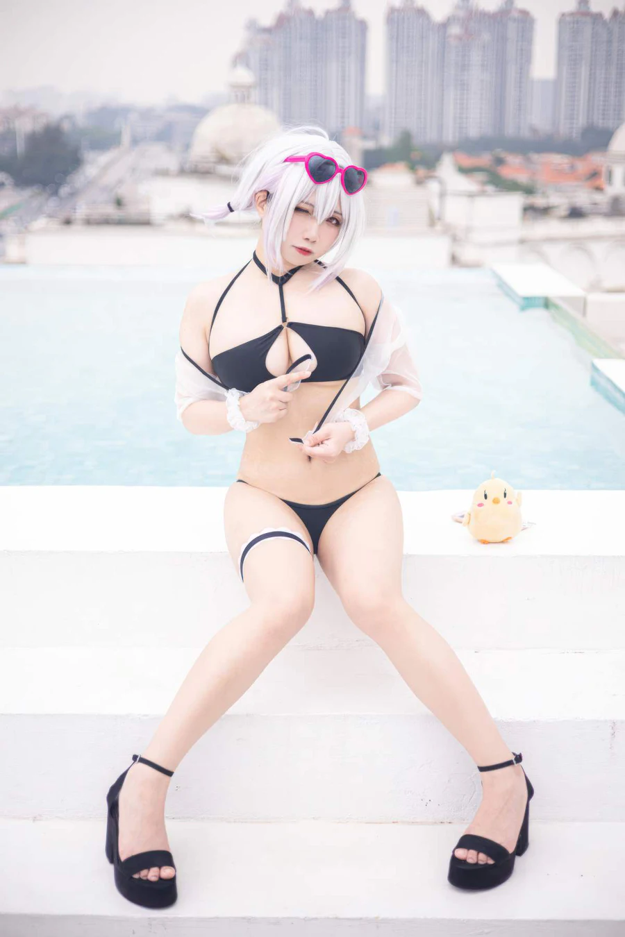 贞子蜜桃 – 天狼星泳装 Cosplay-第1张