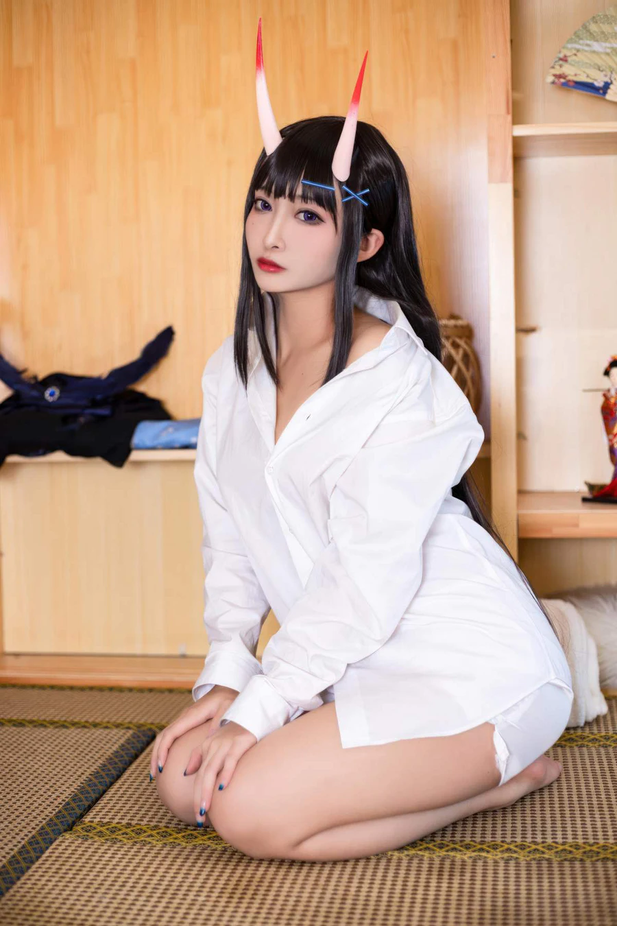 洛璃LoLiSAMA – 碧蓝航线 能代 衬衣 Cosplay-第1张