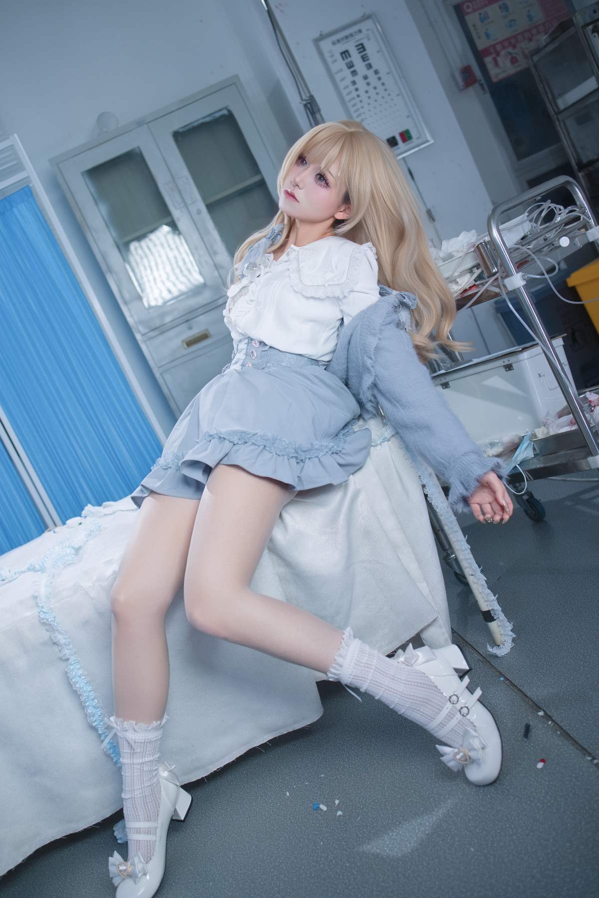 双木扶苏 – 水色地雷 Cosplay-第1张