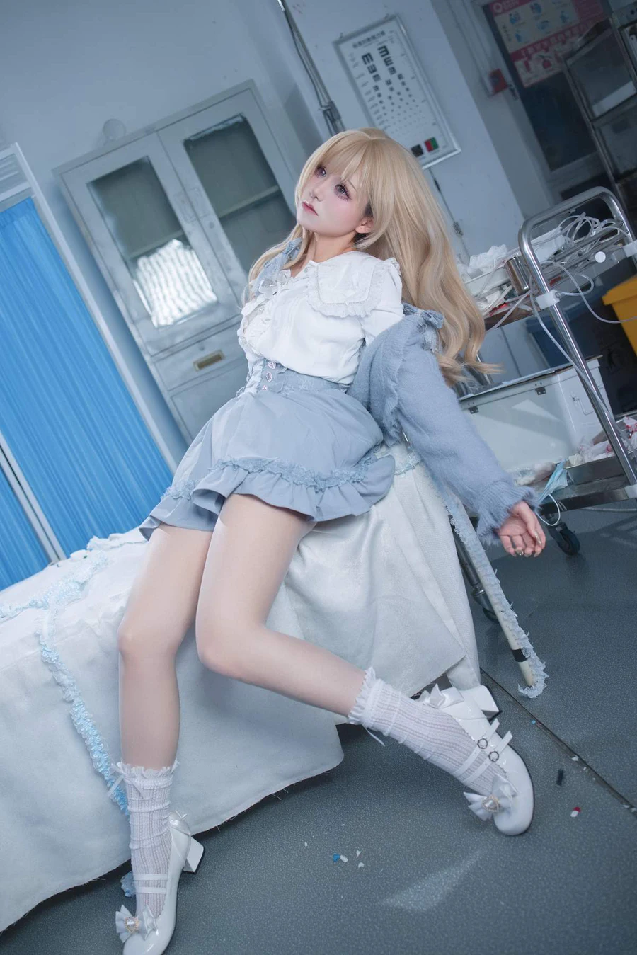 双木扶苏 – 水色地雷 Cosplay-第1张