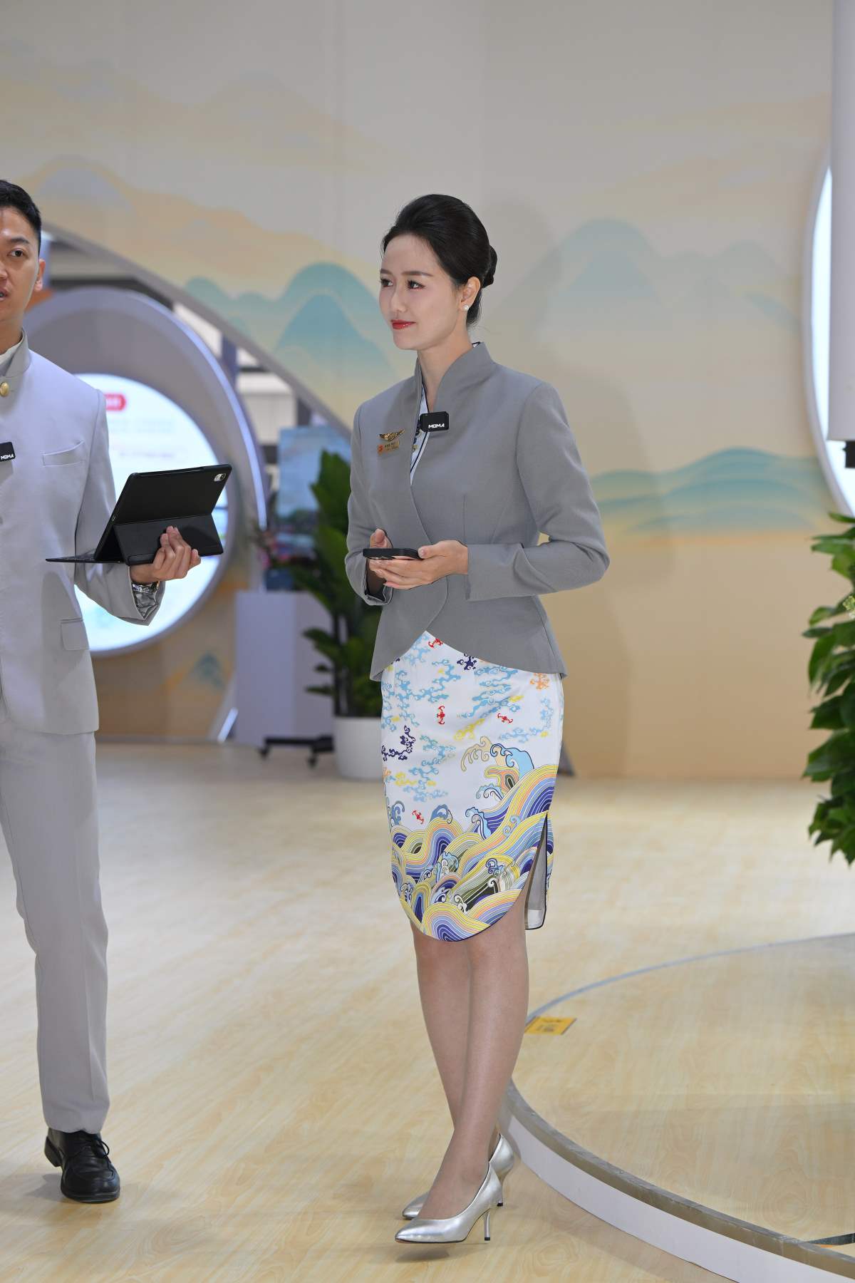 精选街拍作品 NO.5188 美美哒海航空姐 街拍-第1张