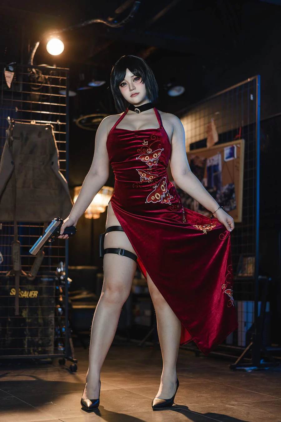 喵喵lock – 生化危机 艾达王 Cosplay-第1张