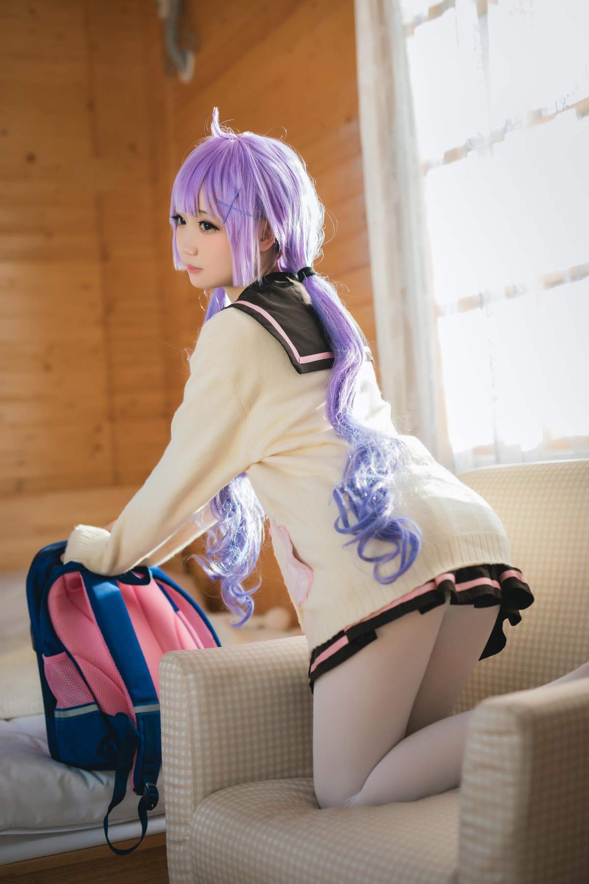 焖焖碳 – 碧蓝航线 独角兽 JK制服 Cosplay-第1张